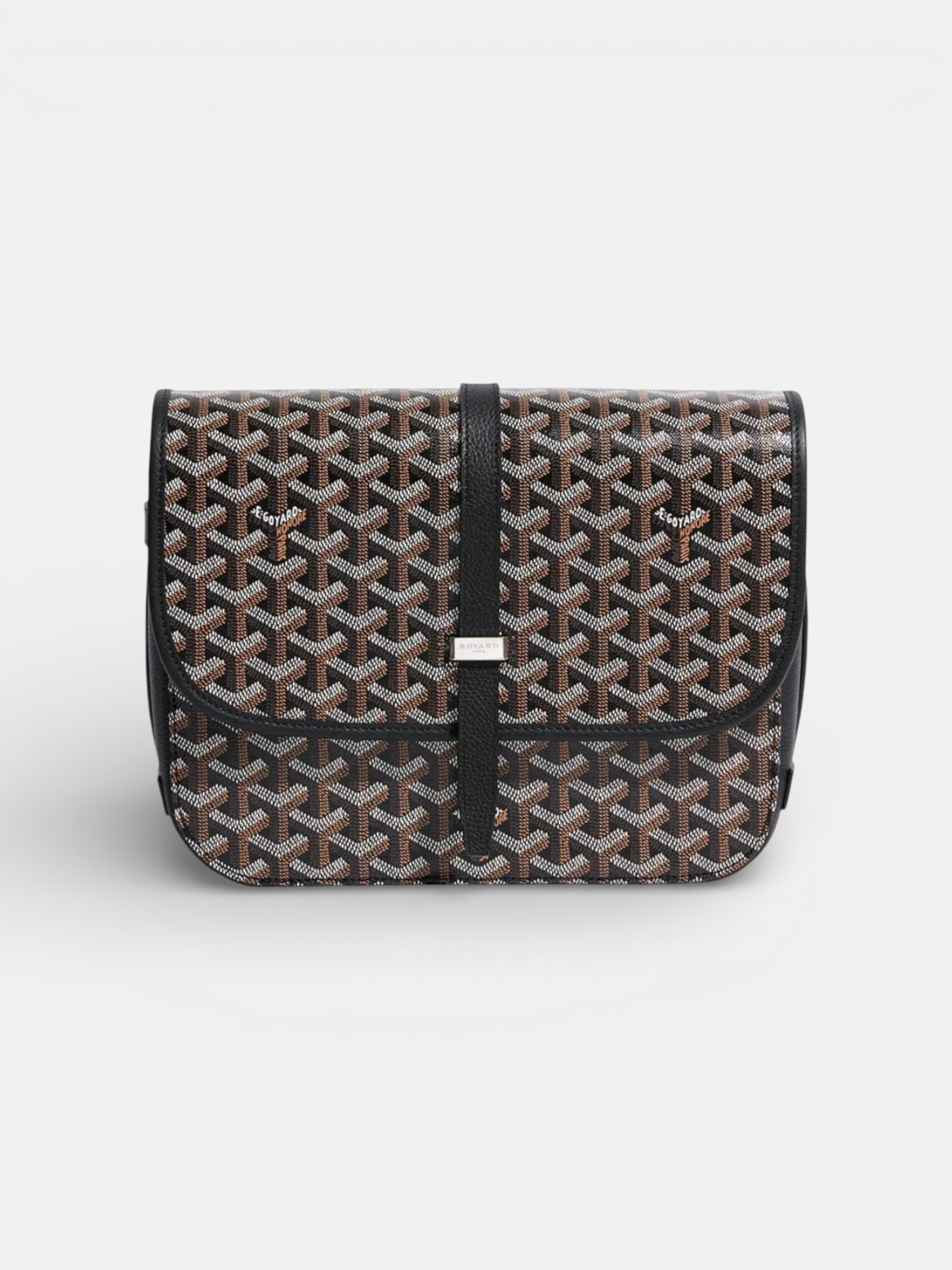 Goyard Goyard Belvedere MM Bag Black – side profile view in premium quality with AA+ craftsmanship