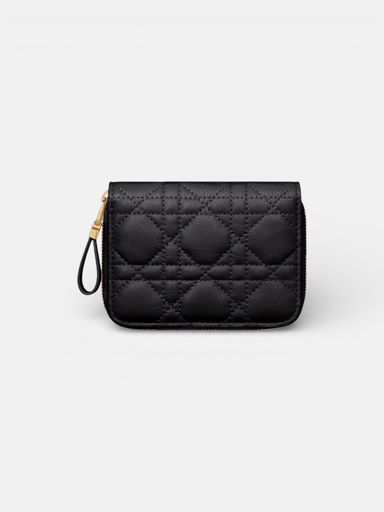 Dior Dior Caro Scarlet Wallet Black – detail view in premium quality with AA+ craftsmanship