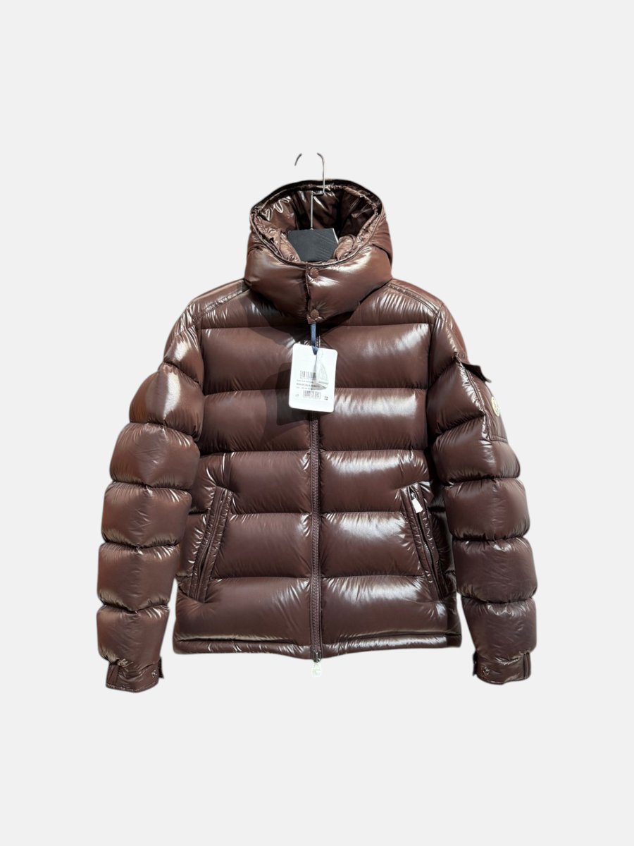 Moncler Puffer Jacket Brown