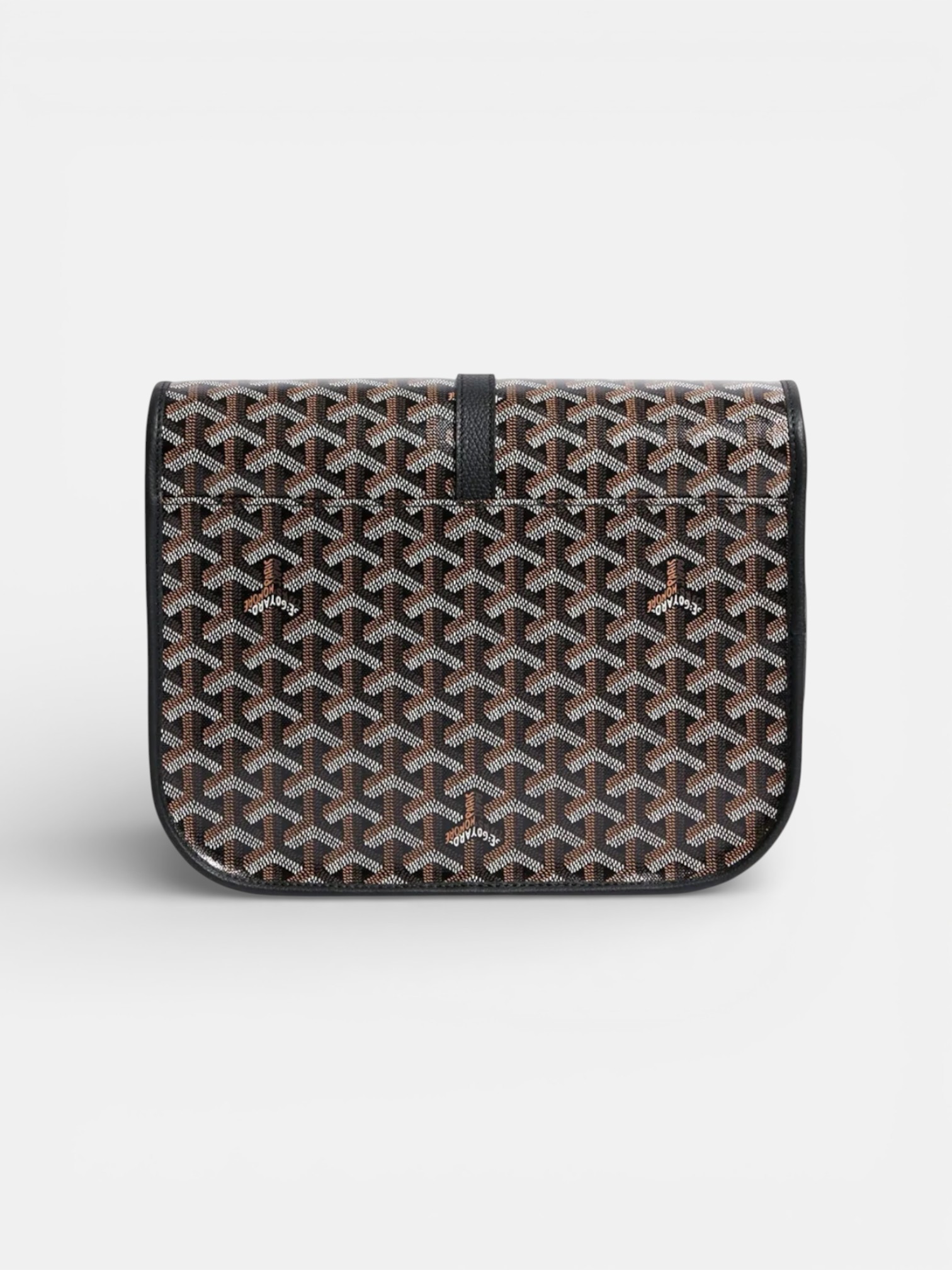 Goyard Goyard Belvedere MM Bag Black – close-up detail view in premium quality with AA+ craftsmanship