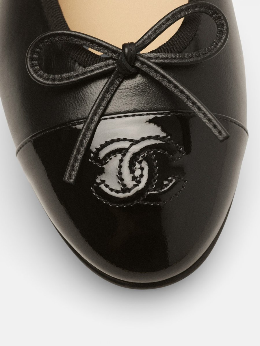 Chanel Ballet Flats Lambskin Patent Calfskin - Preview