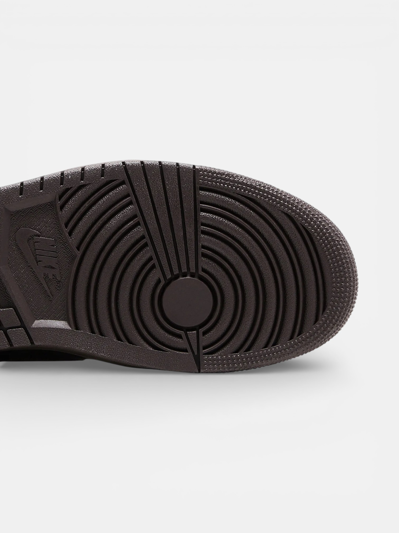 Jordan Jordan 1 Low Travis Scott Velvet Brown – detail view in premium quality with AA+ craftsmanship