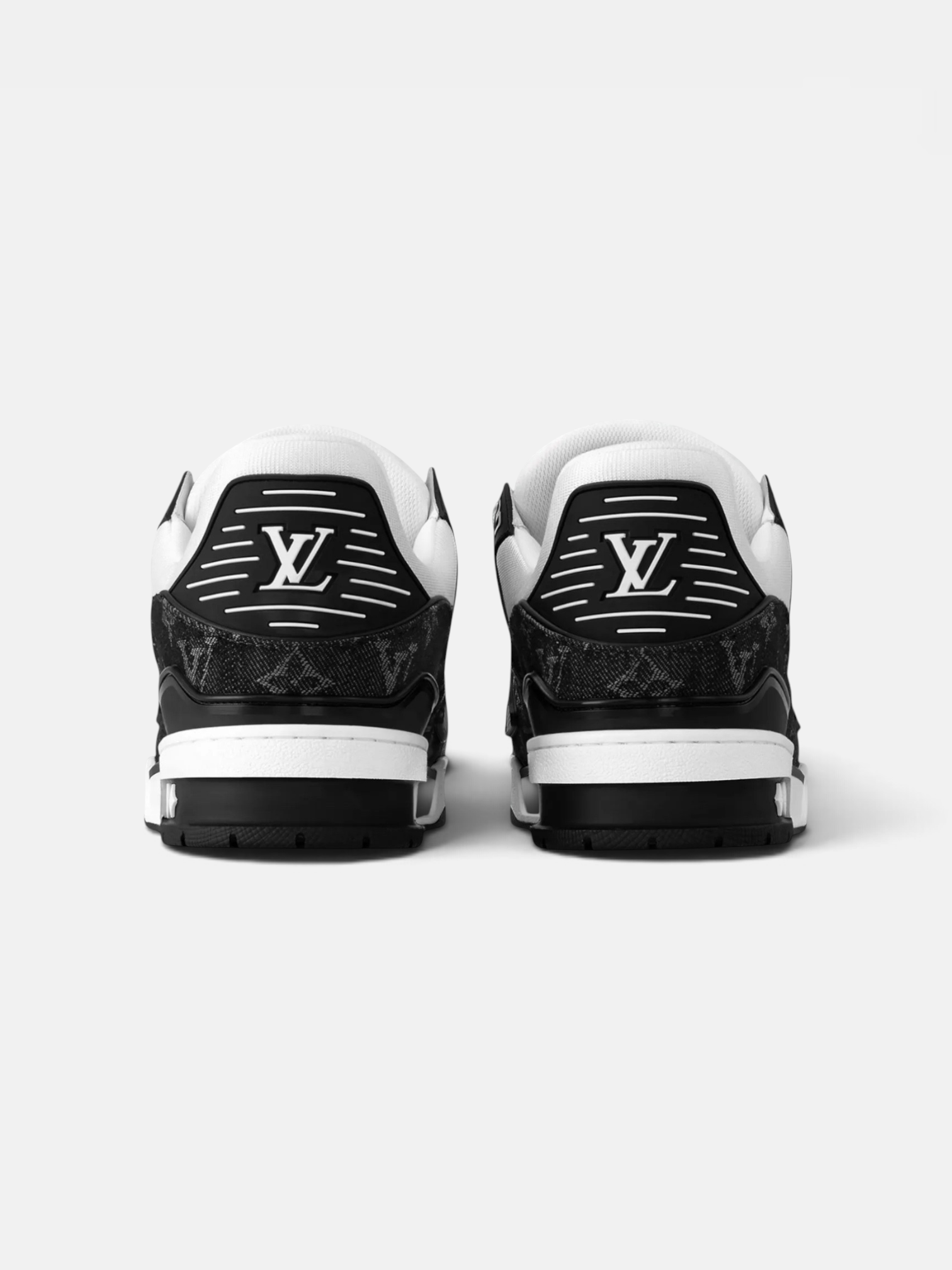 Louis Louis Vuitton Trainer Black – side profile view in premium quality with AA+ craftsmanship