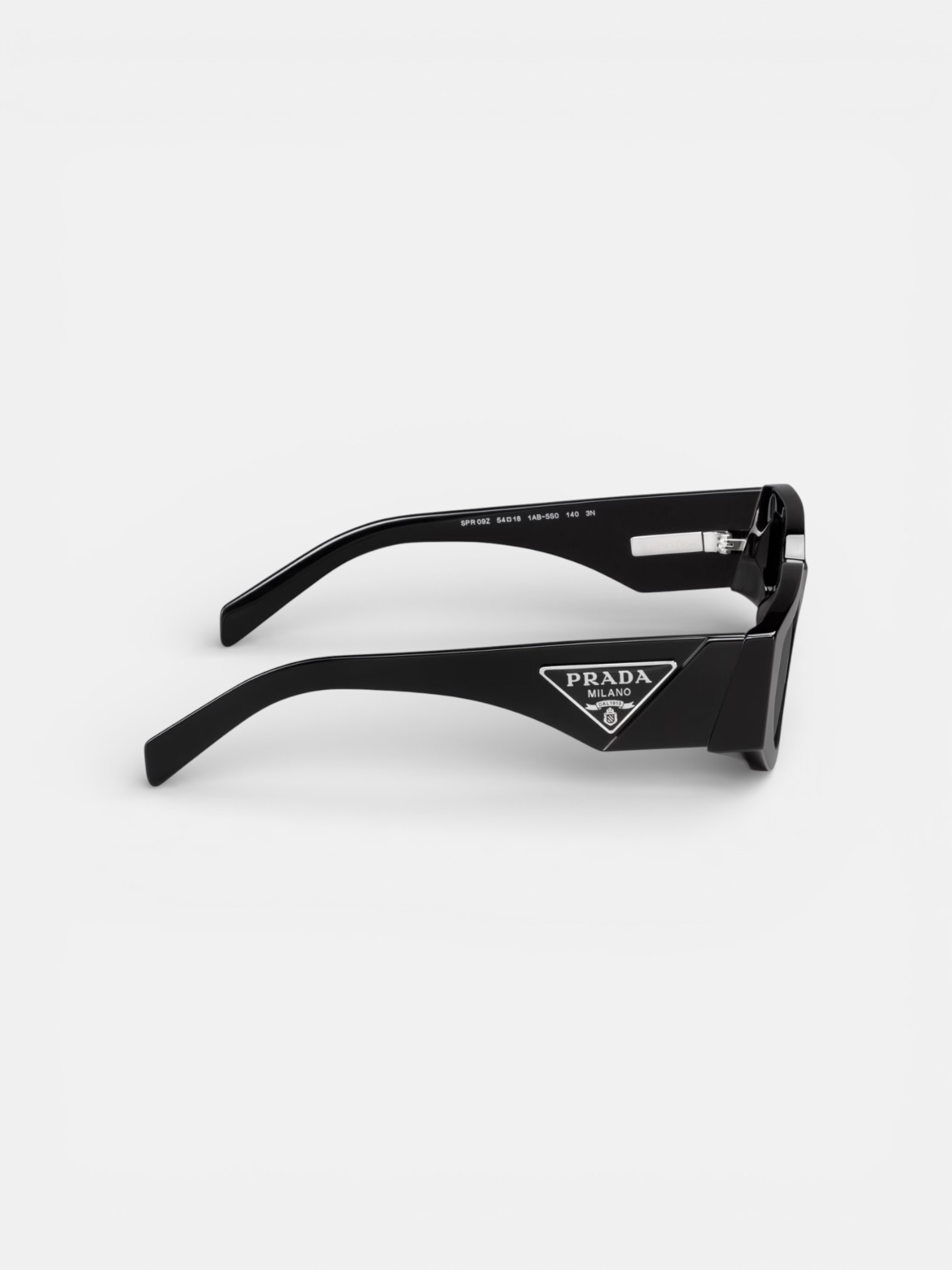 Prada Prada Symbole Sunglasses Black Lenses – close-up detail view in premium quality with AA+ craftsmanship