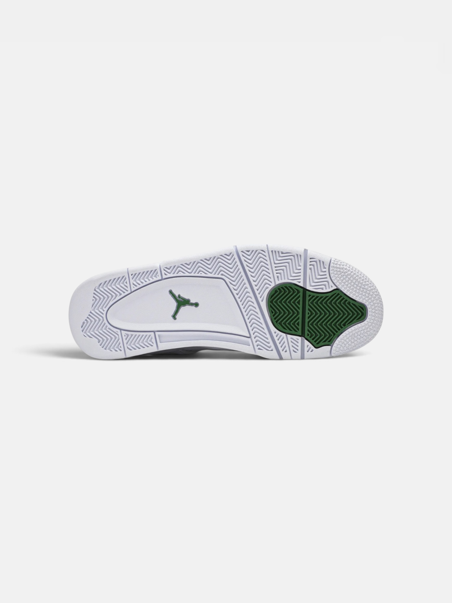 Jordan Jordan 4 Retro Metallic Green – close-up detail view in premium quality with AA+ craftsmanship