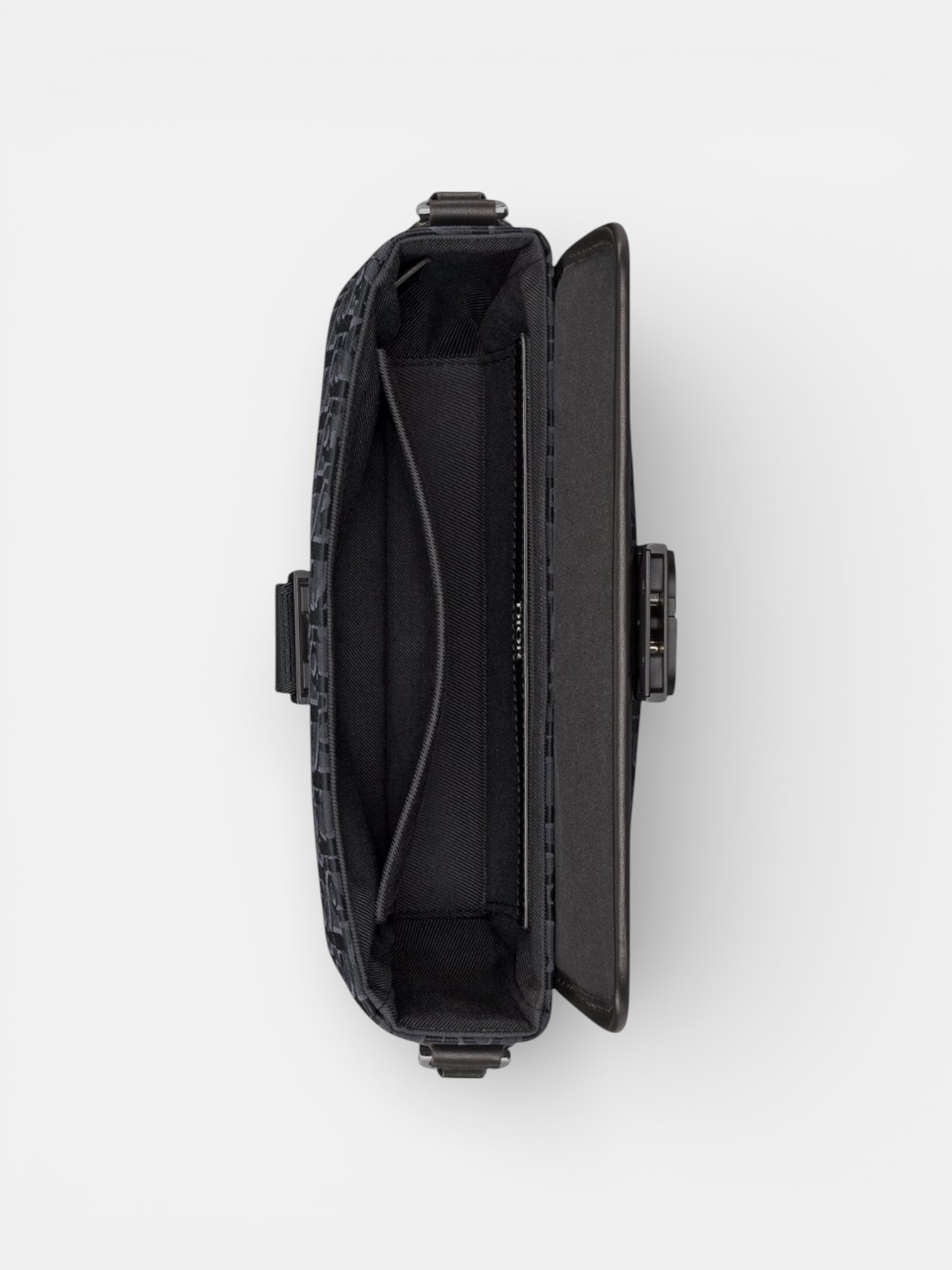Dior Dior Trek Messenger Bag with Flap Black – back view in premium quality with AA+ craftsmanship