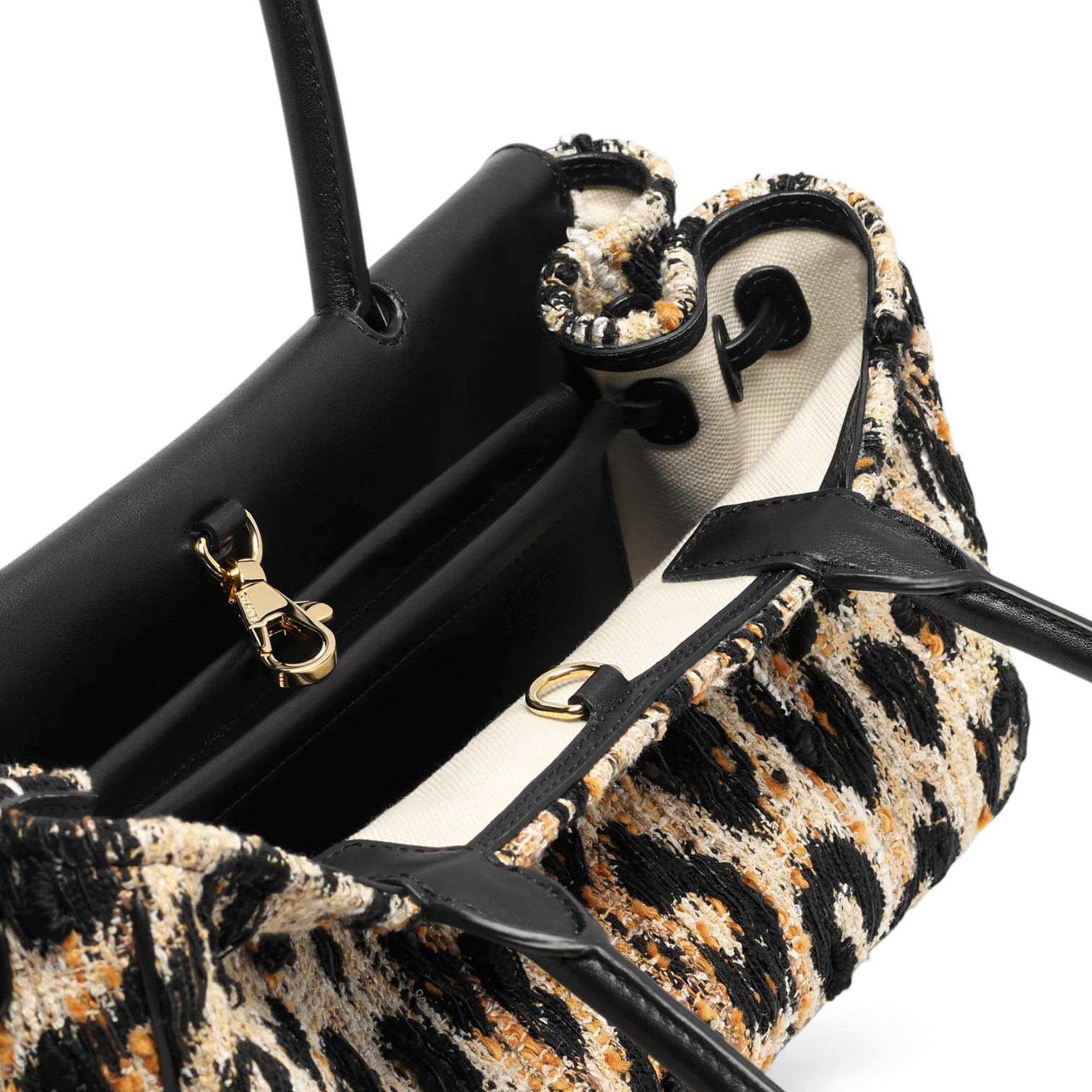 Chanel Chanel Small Tote Grained Calfskin & Gold-Tone Metal Brown – detail view in premium quality with AA+ craftsmanship
