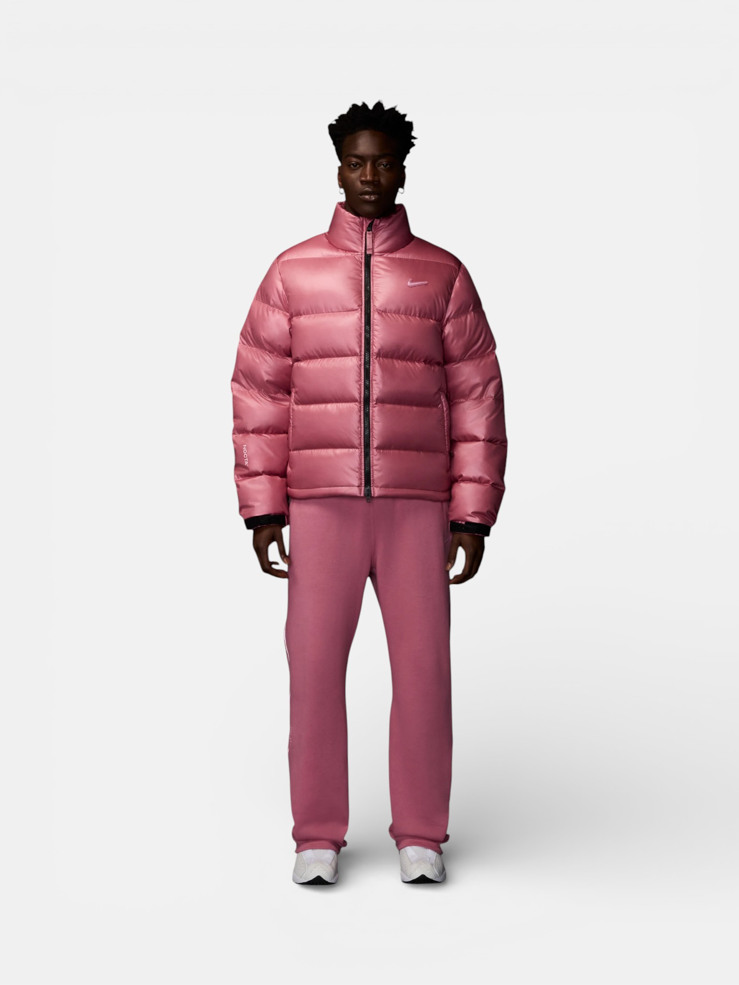 Nike Nike Nocta Sunset Puffer Jacket Desert Berry – back view in premium quality with AA+ craftsmanship