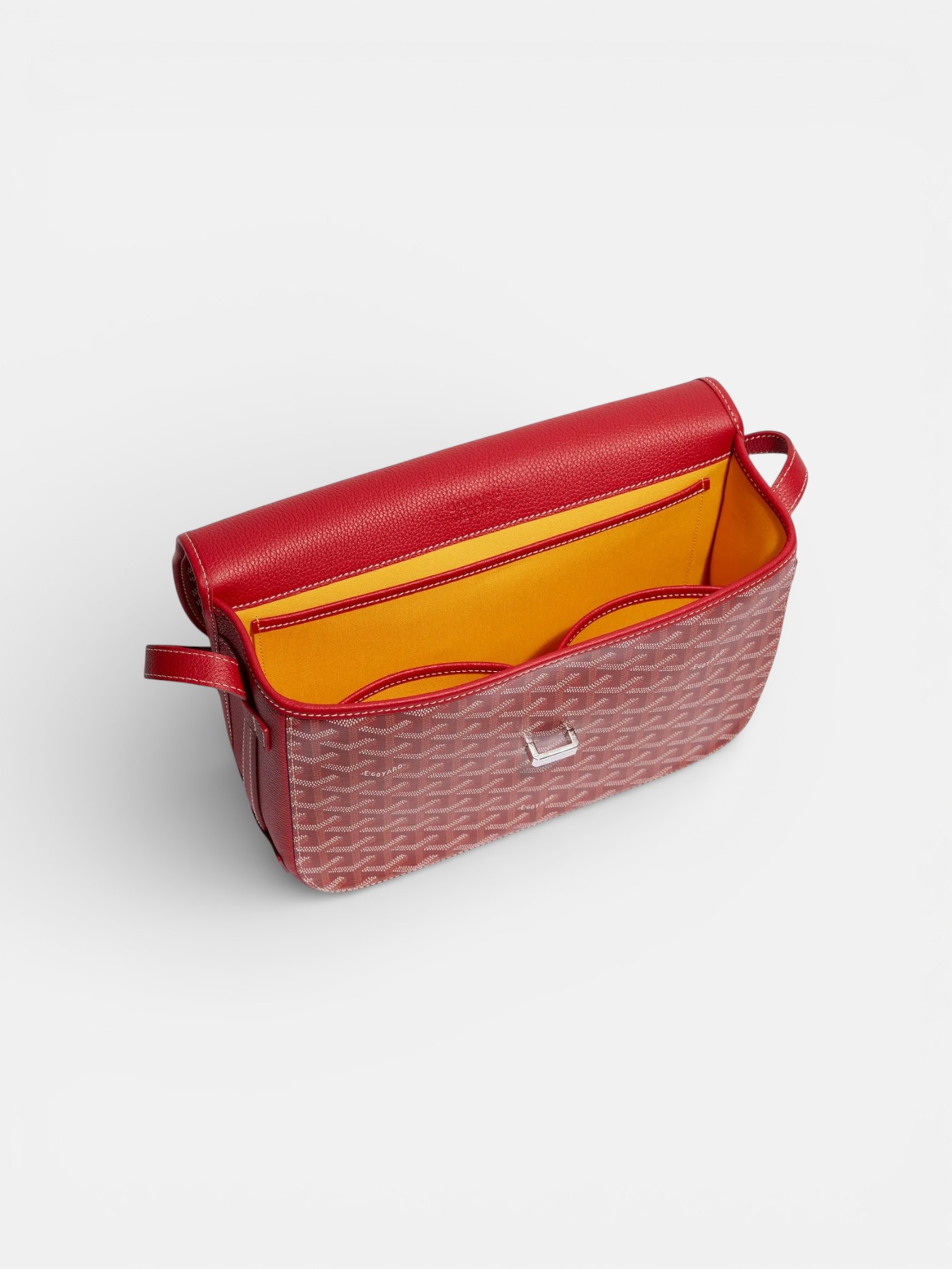 Goyard Goyard Belvedere MM Red – back view in premium quality with AA+ craftsmanship