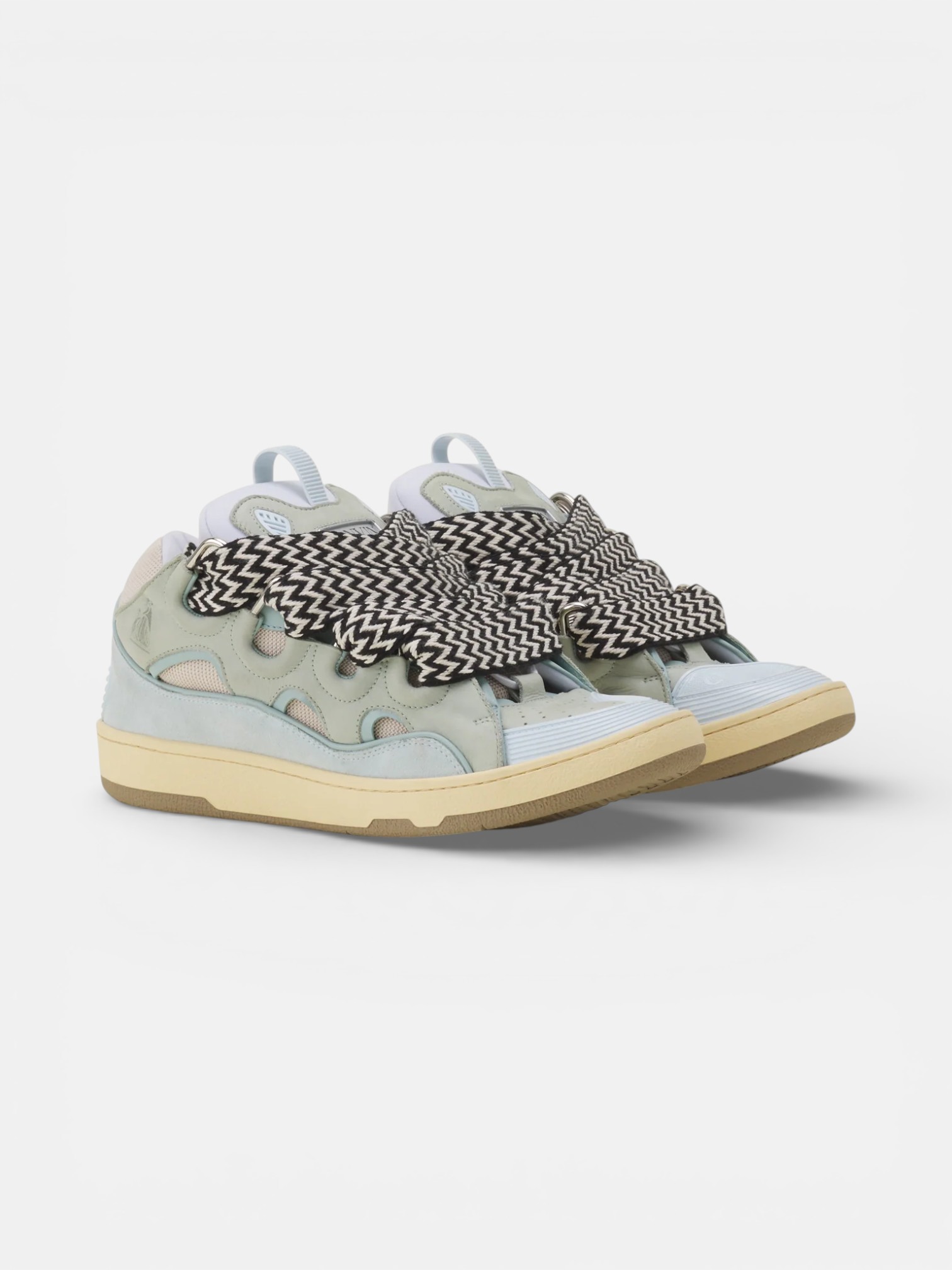 Lanvin Lanvin Curb Sneaker Pale Blue – side profile view in premium quality with AA+ craftsmanship