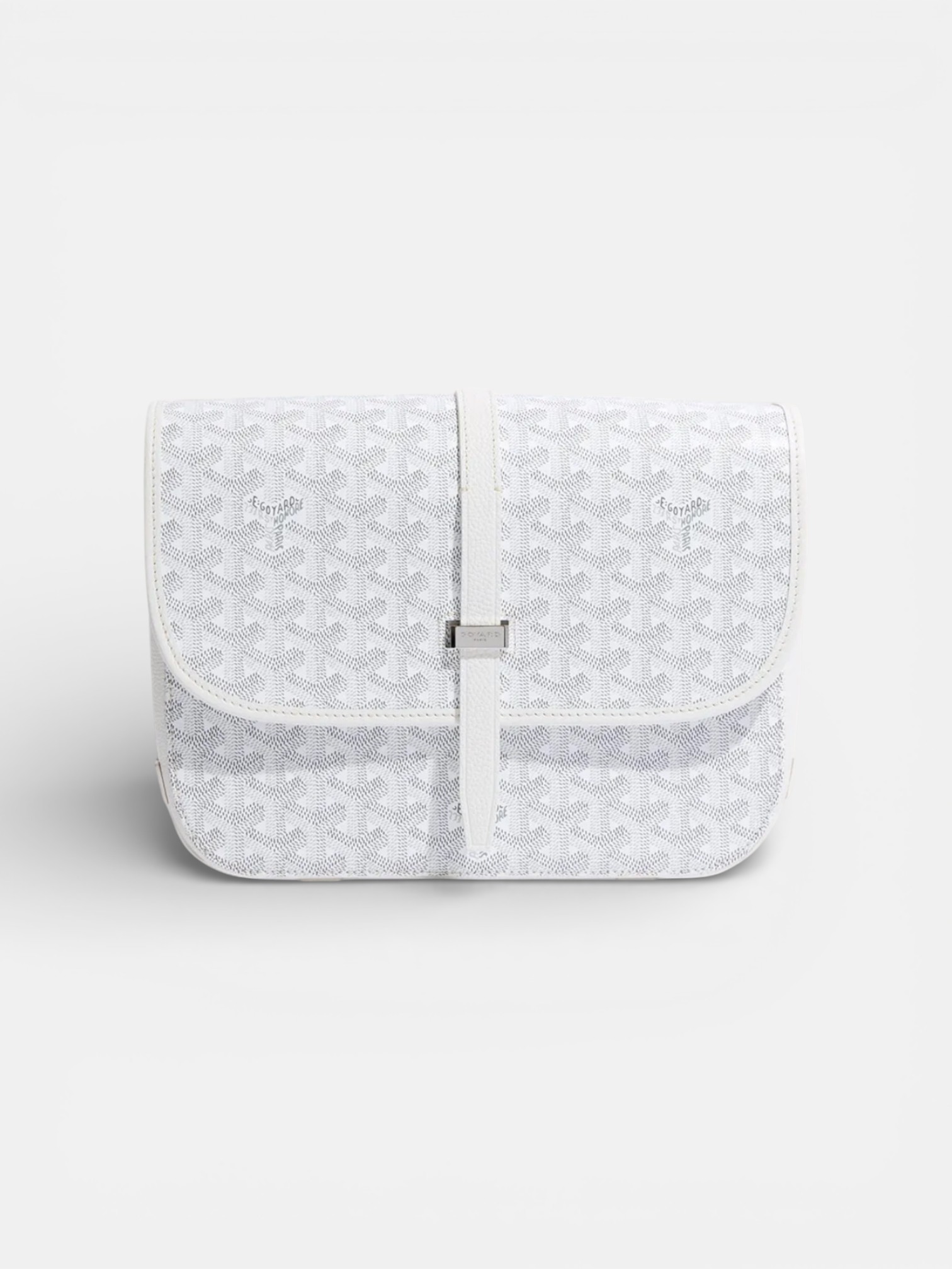 Goyard Goyard Belvedere MM Bag White – side profile view in premium quality with AA+ craftsmanship