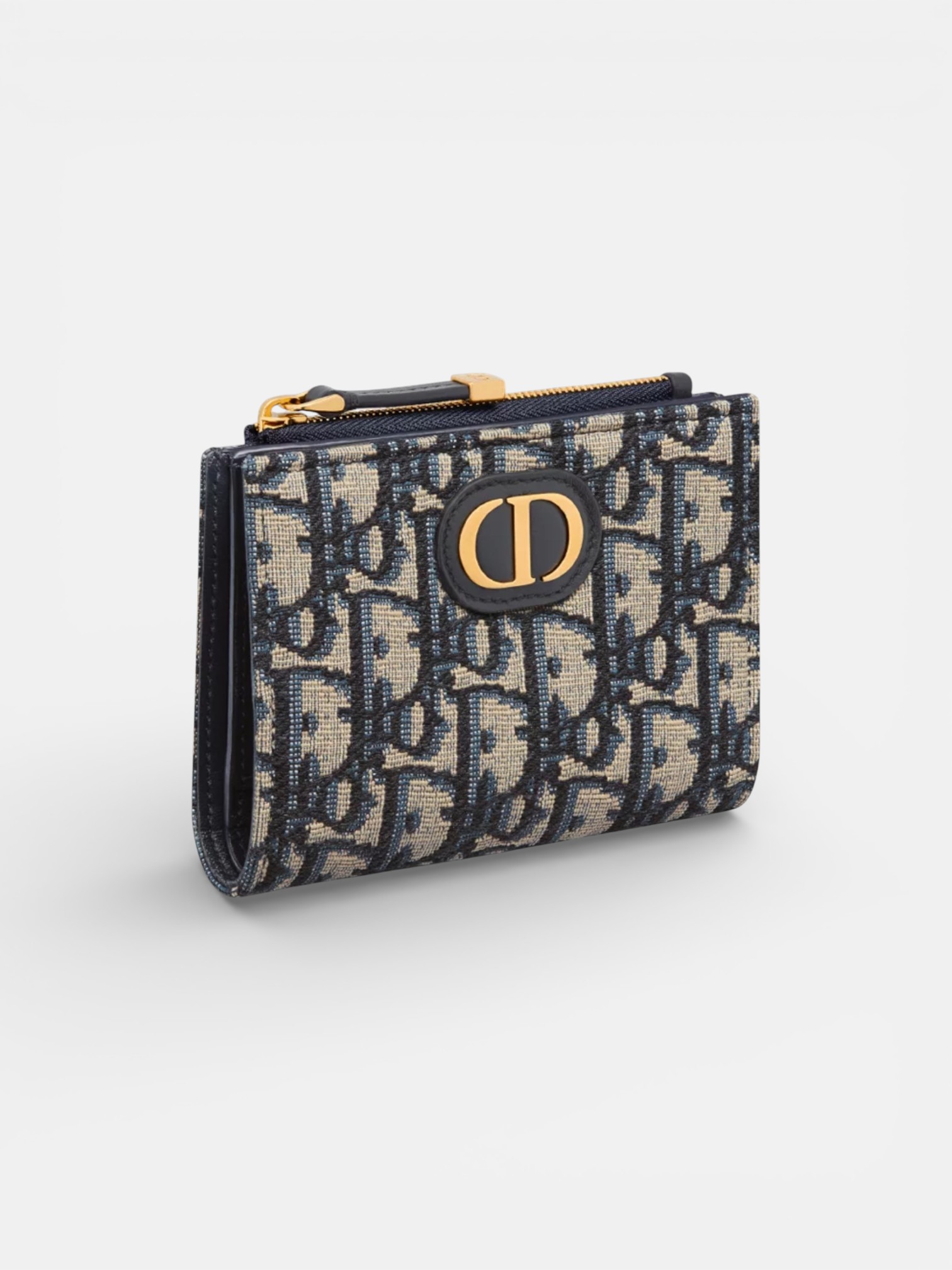 Dior Dior 30 Montaigne Dahlia Wallet Safari – side profile view in premium quality with AA+ craftsmanship