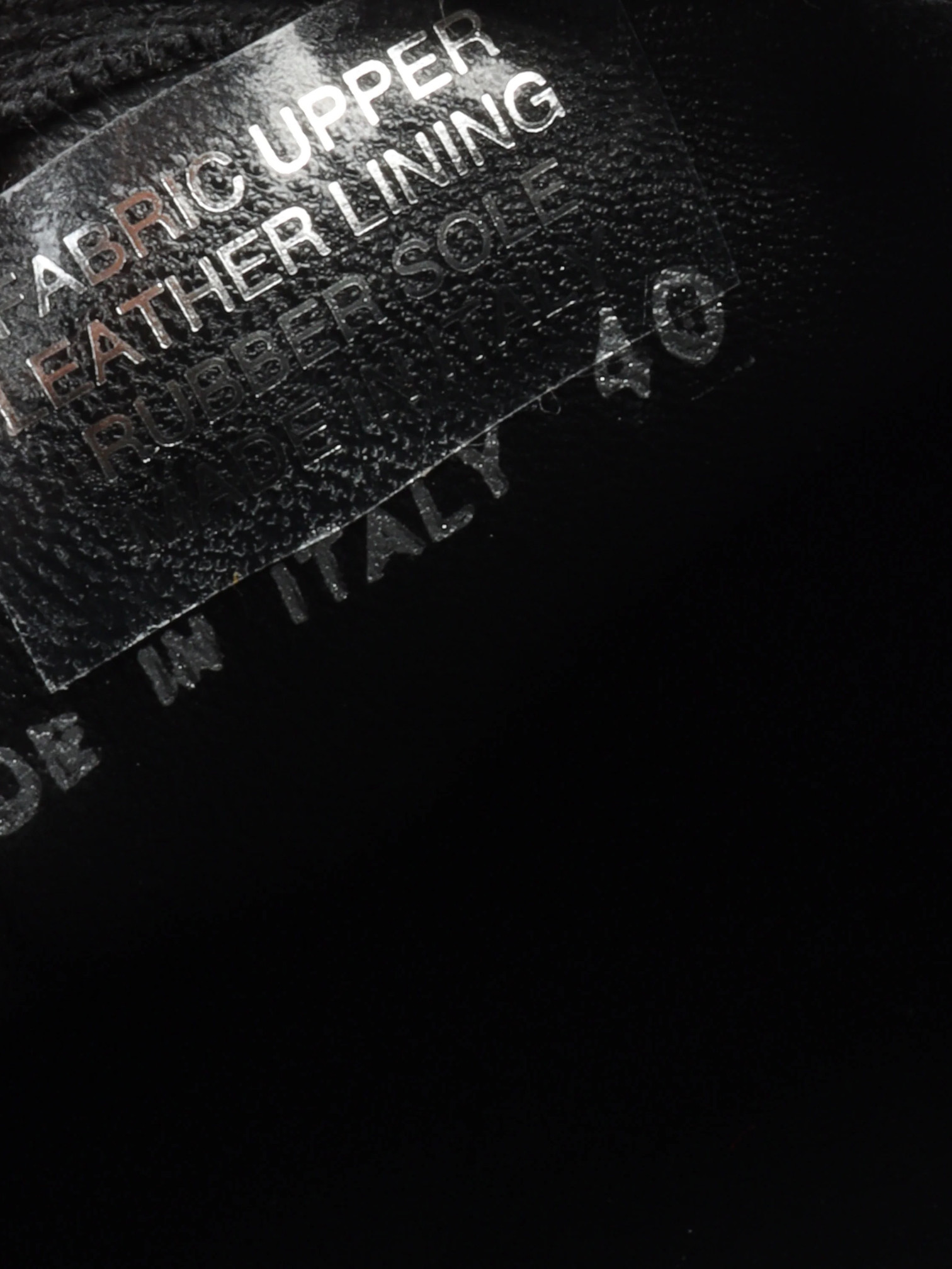 Chrome Chrome Hearts Corduroy Dagger Loafers Black – detail view in premium quality with AA+ craftsmanship