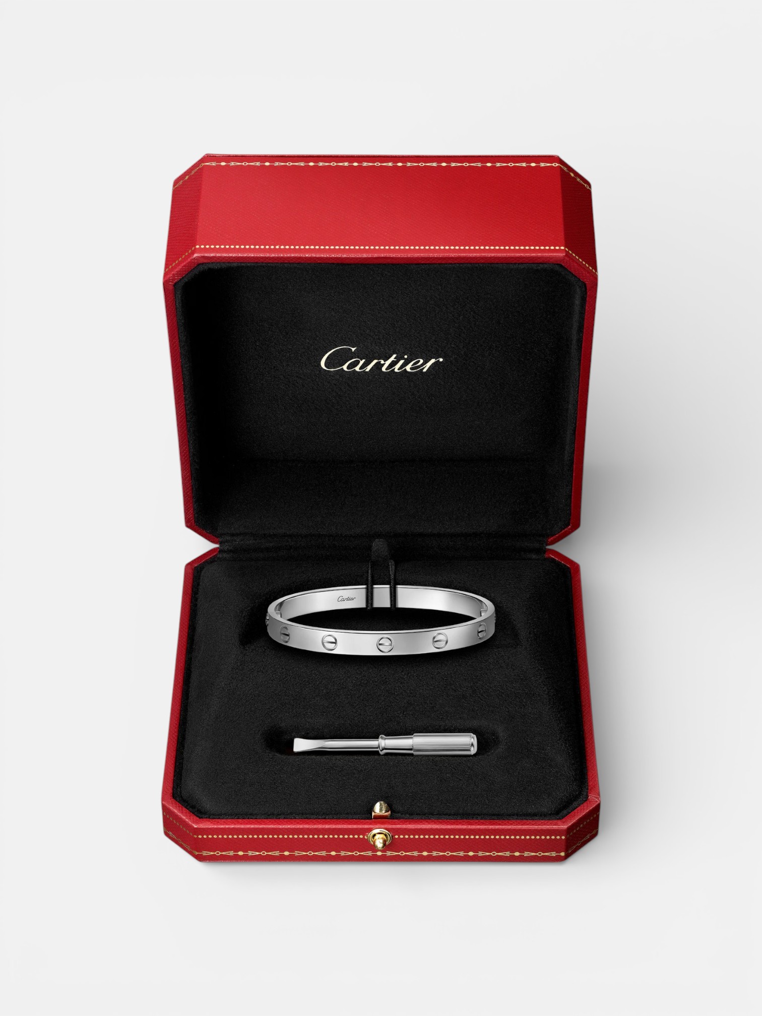 Cartier Cartier Love Bracelet Silver – detail view in premium quality with AA+ craftsmanship
