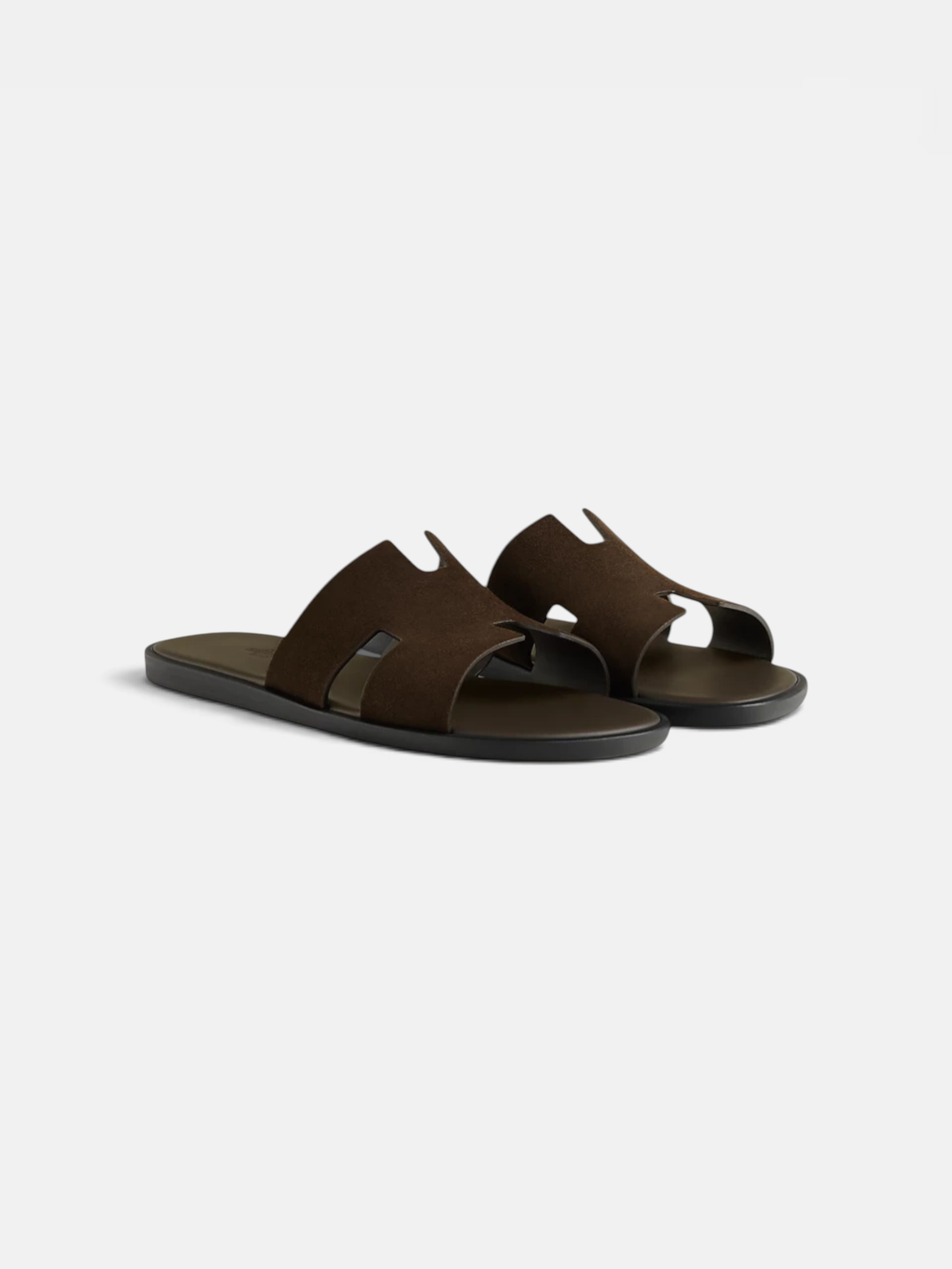 Hermes Hermes Izmir Sandal Ecorce – close-up detail view in premium quality with AA+ craftsmanship