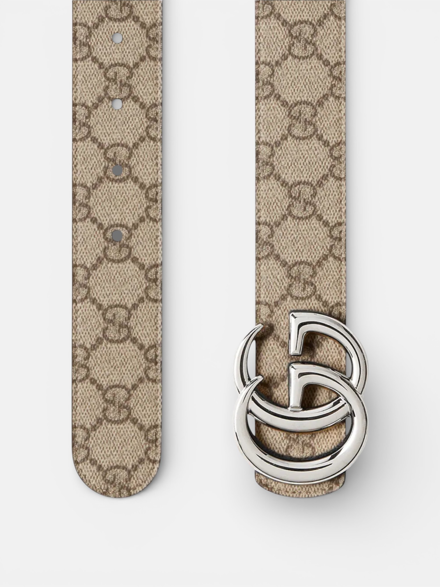 Gucci Gucci GG Marmont Reversible Belt Black Ebony – side profile view in premium quality with AA+ craftsmanship