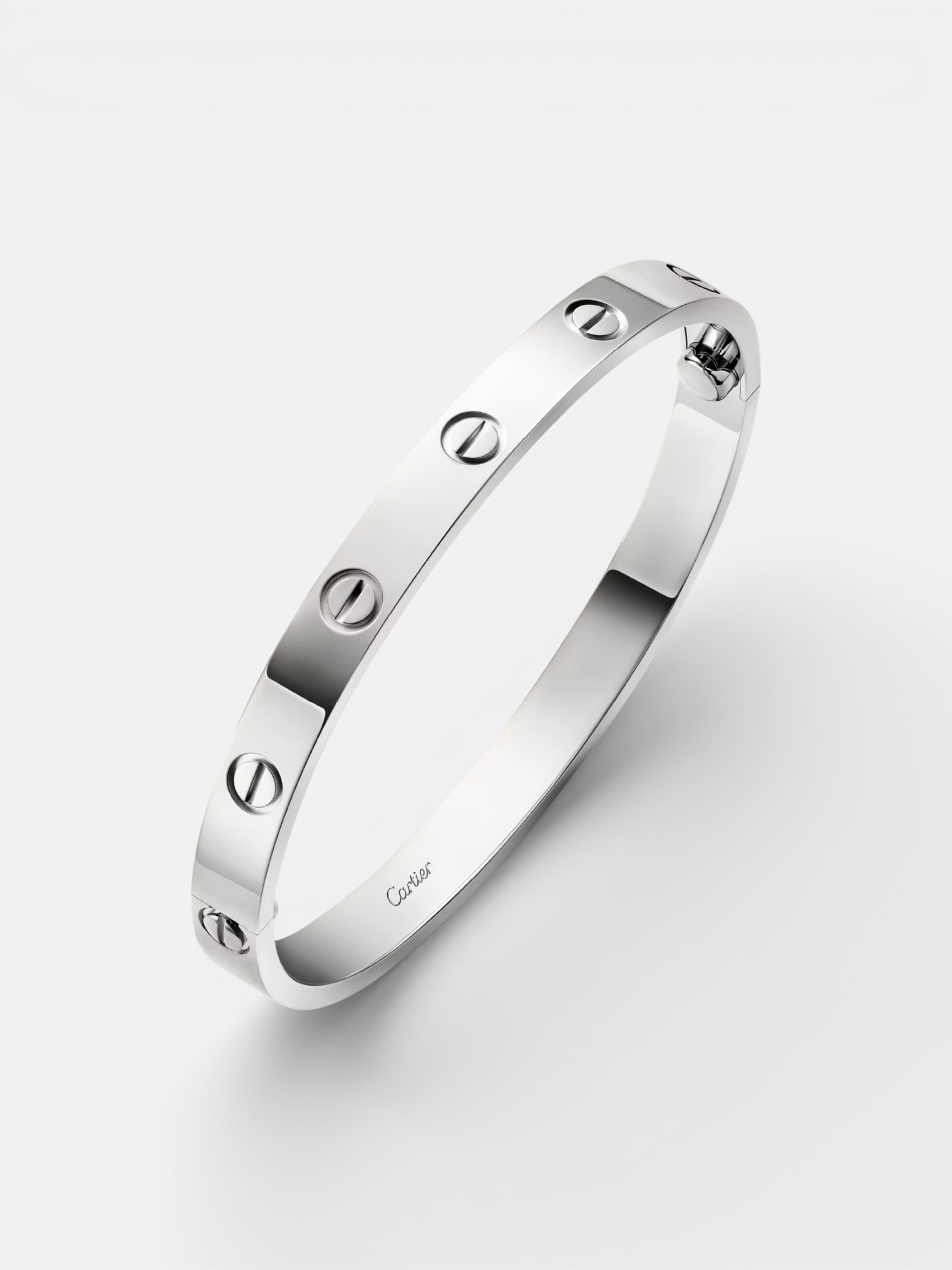 Cartier Cartier Love Bracelet Silver – side profile view in premium quality with AA+ craftsmanship
