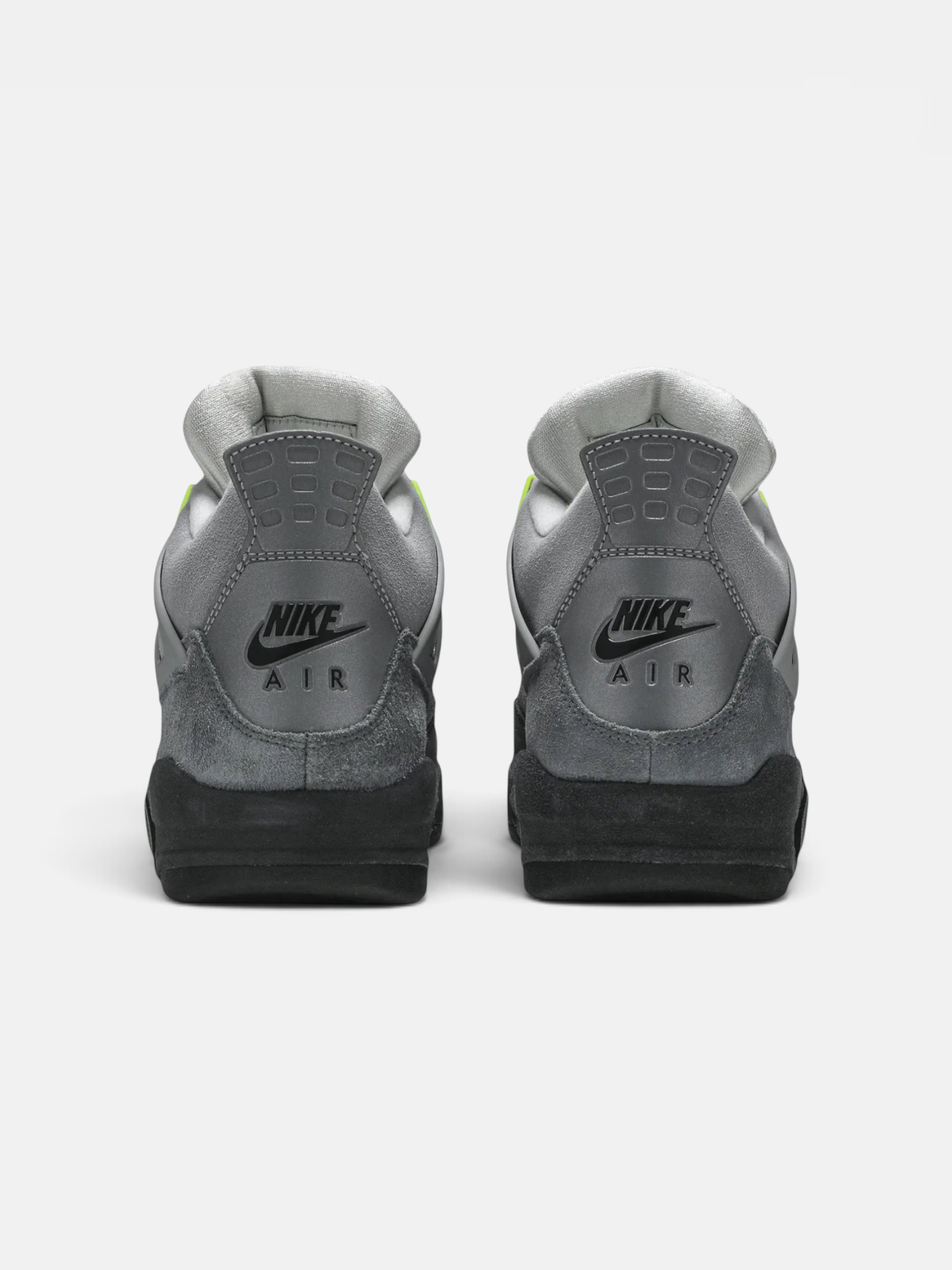 Jordan Jordan 4 Retro SE 95 Neon – back view in premium quality with AA+ craftsmanship