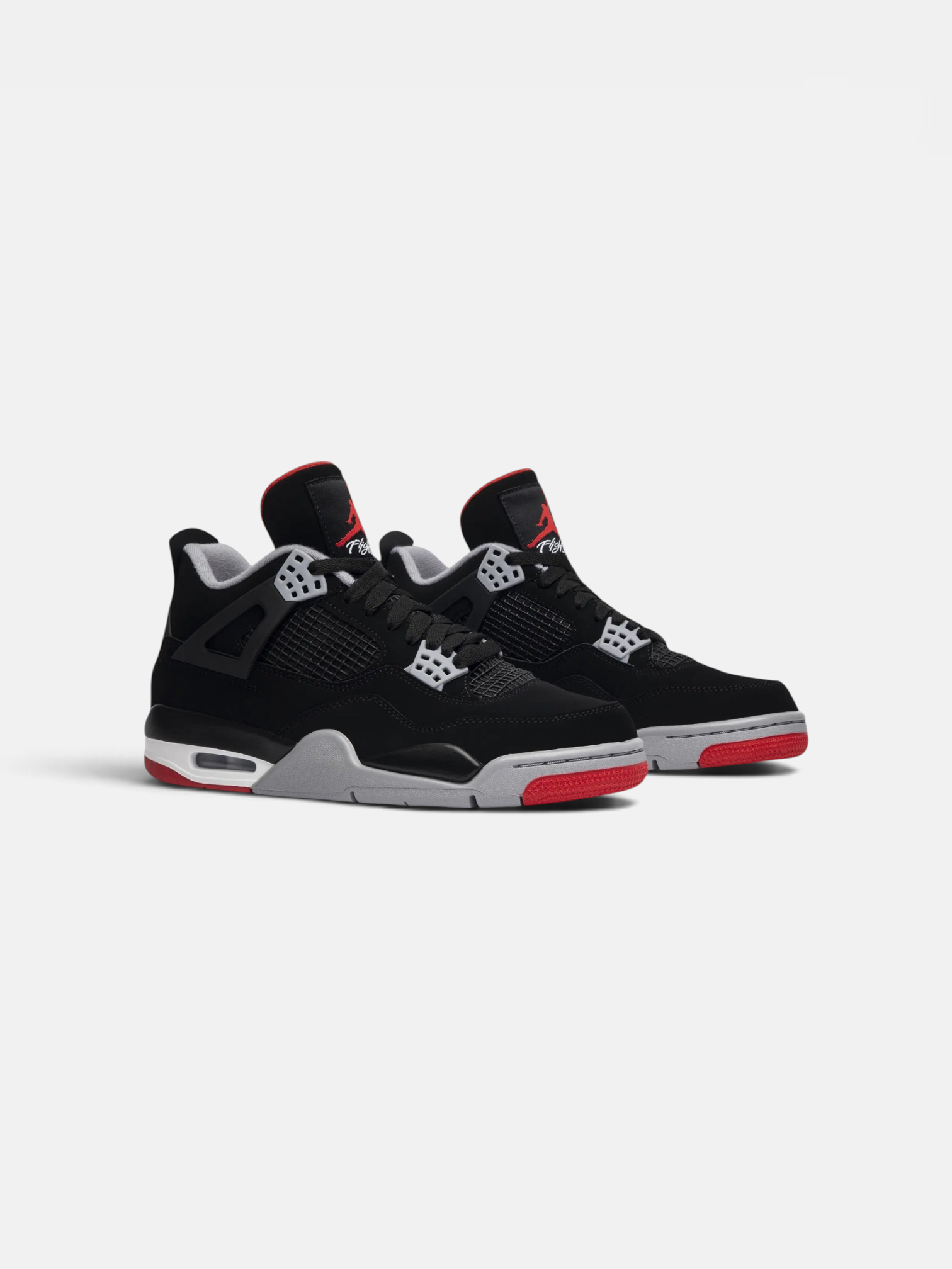 Jordan Jordan 4 Retro OG Bred – detail view in premium quality with AA+ craftsmanship