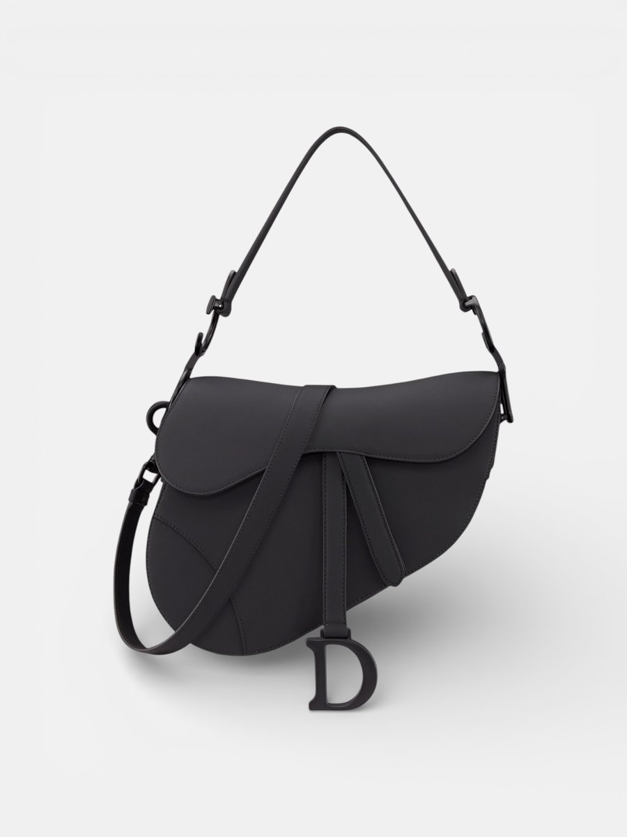 Dior Saddle Bag Black Ultramatte