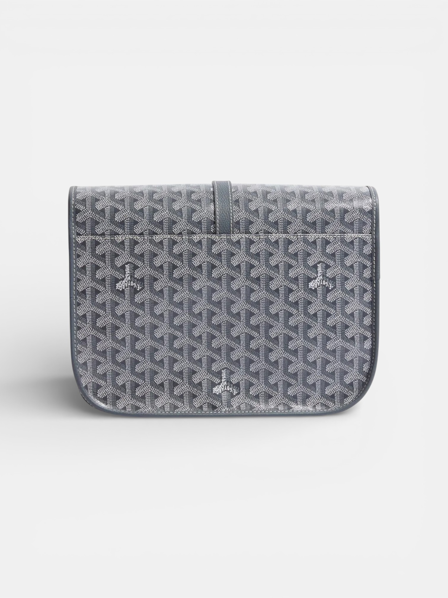 Goyard Goyard Belvedere MM Bag Grey – close-up detail view in premium quality with AA+ craftsmanship