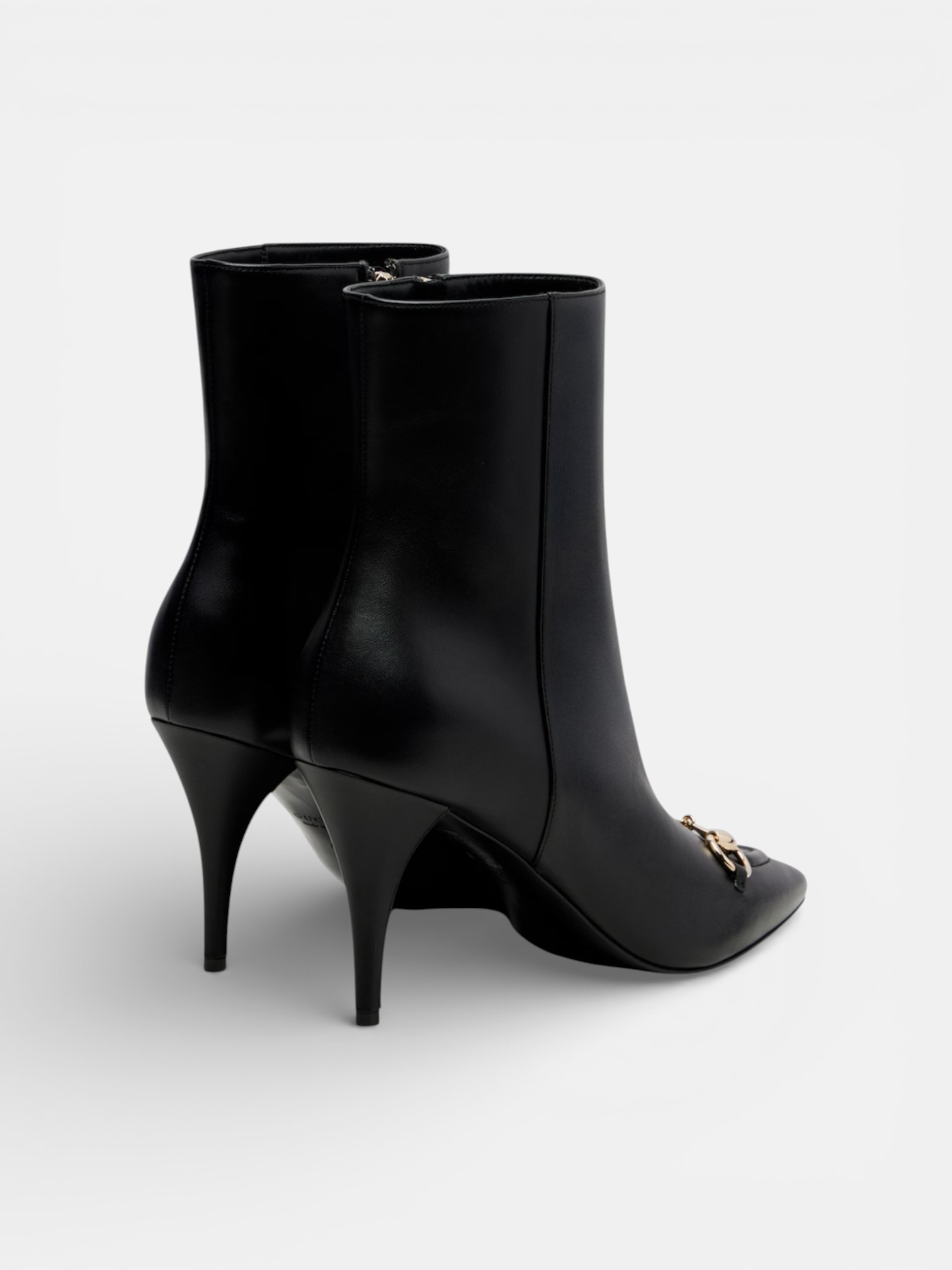 Gucci Gucci Horsebit Leather Ankle Boots Black – side profile view in premium quality with AA+ craftsmanship