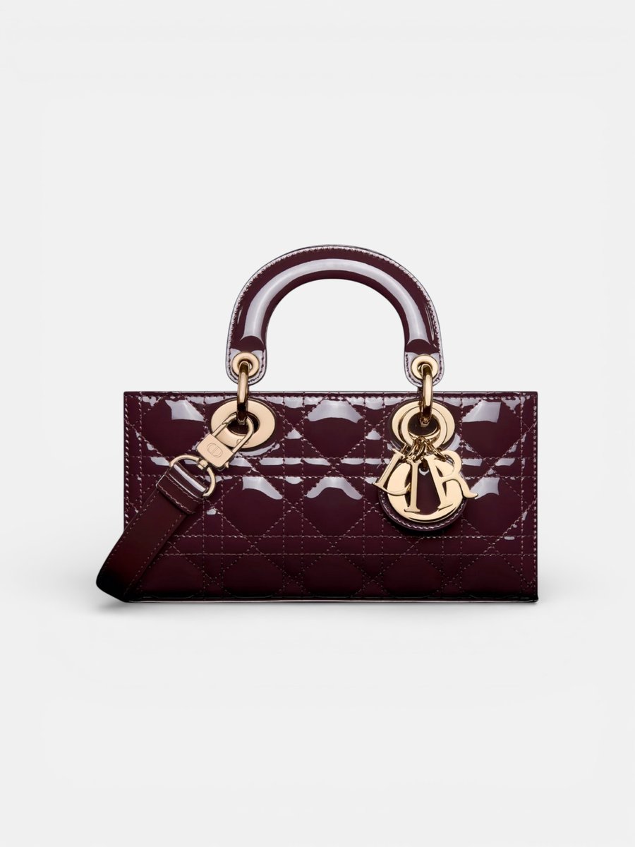 Dior Small Lady D-Joy Bag  Burgundy