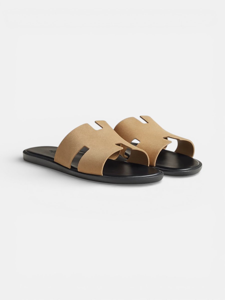 Hermes Izmir Sandal Beige Albatre