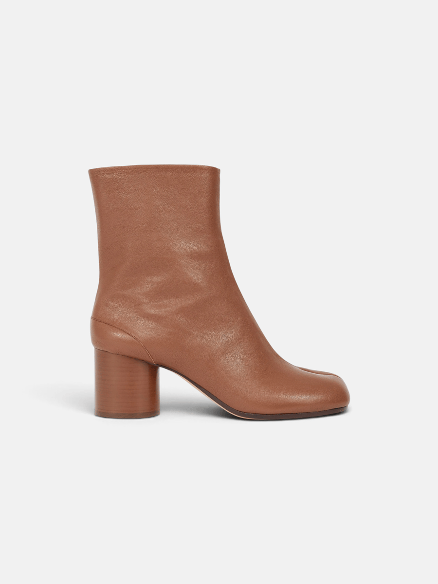 Maison Margiela Tabi Ankle Boots Caramell