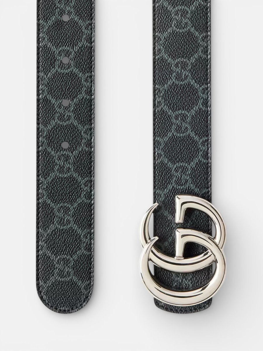 Gucci GG Marmont Reversible Belt Black Leather - Preview