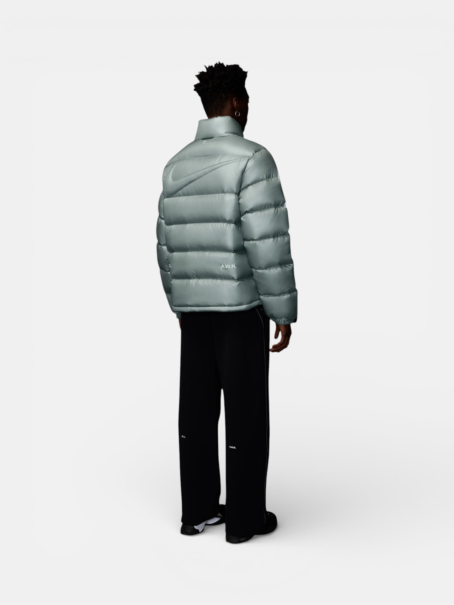 Nike Nike Nocta Sunset Puffer Jacket Mica – back view in premium quality with AA+ craftsmanship