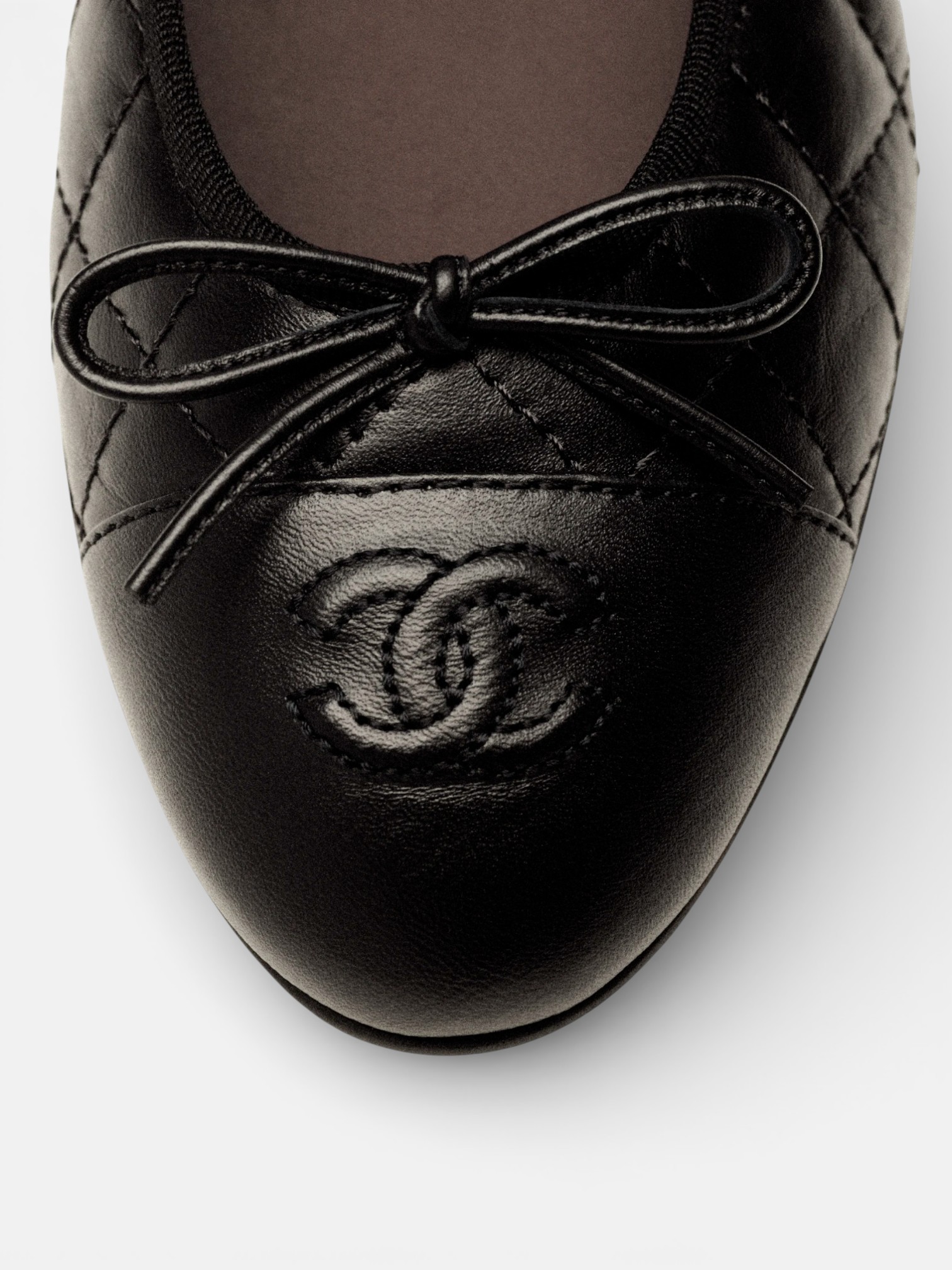 Chanel Chanel Ballet Flats Aged Calfskin – side profile view in premium quality with AA+ craftsmanship