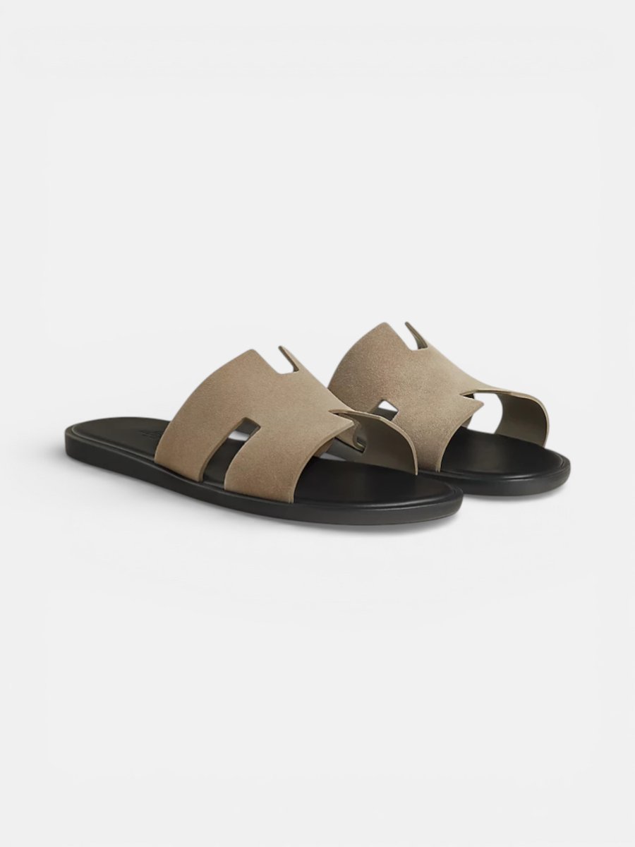 Hermes Izmir Sandal Beige Sable