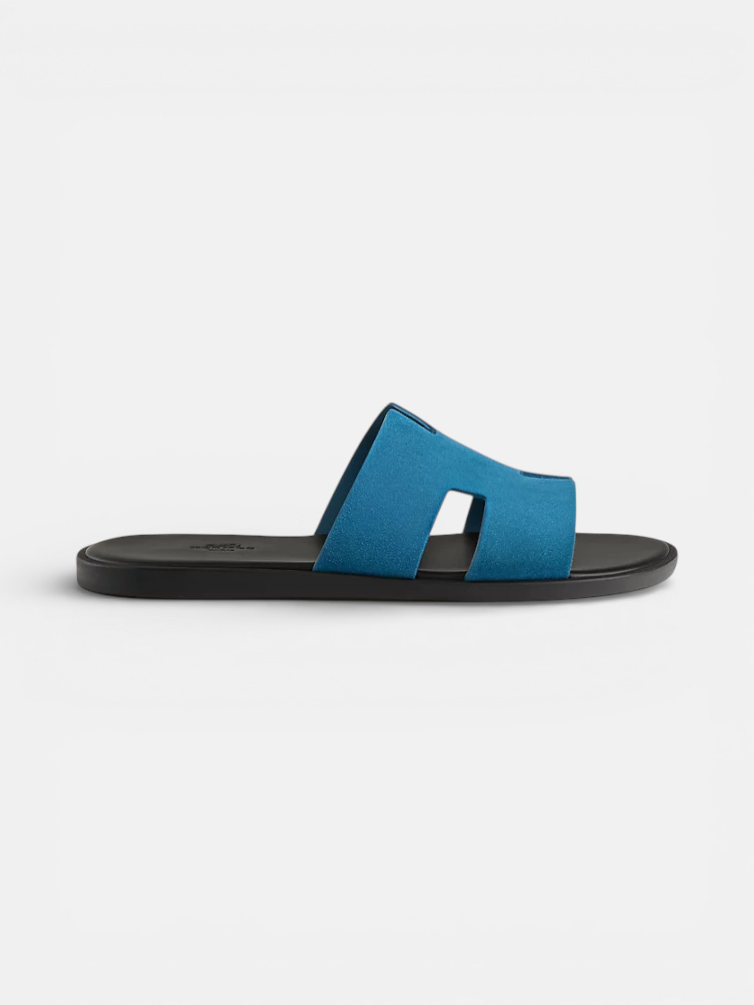 Hermes Hermes Izmir Sandal Bleu Bleuet – side profile view in premium quality with AA+ craftsmanship