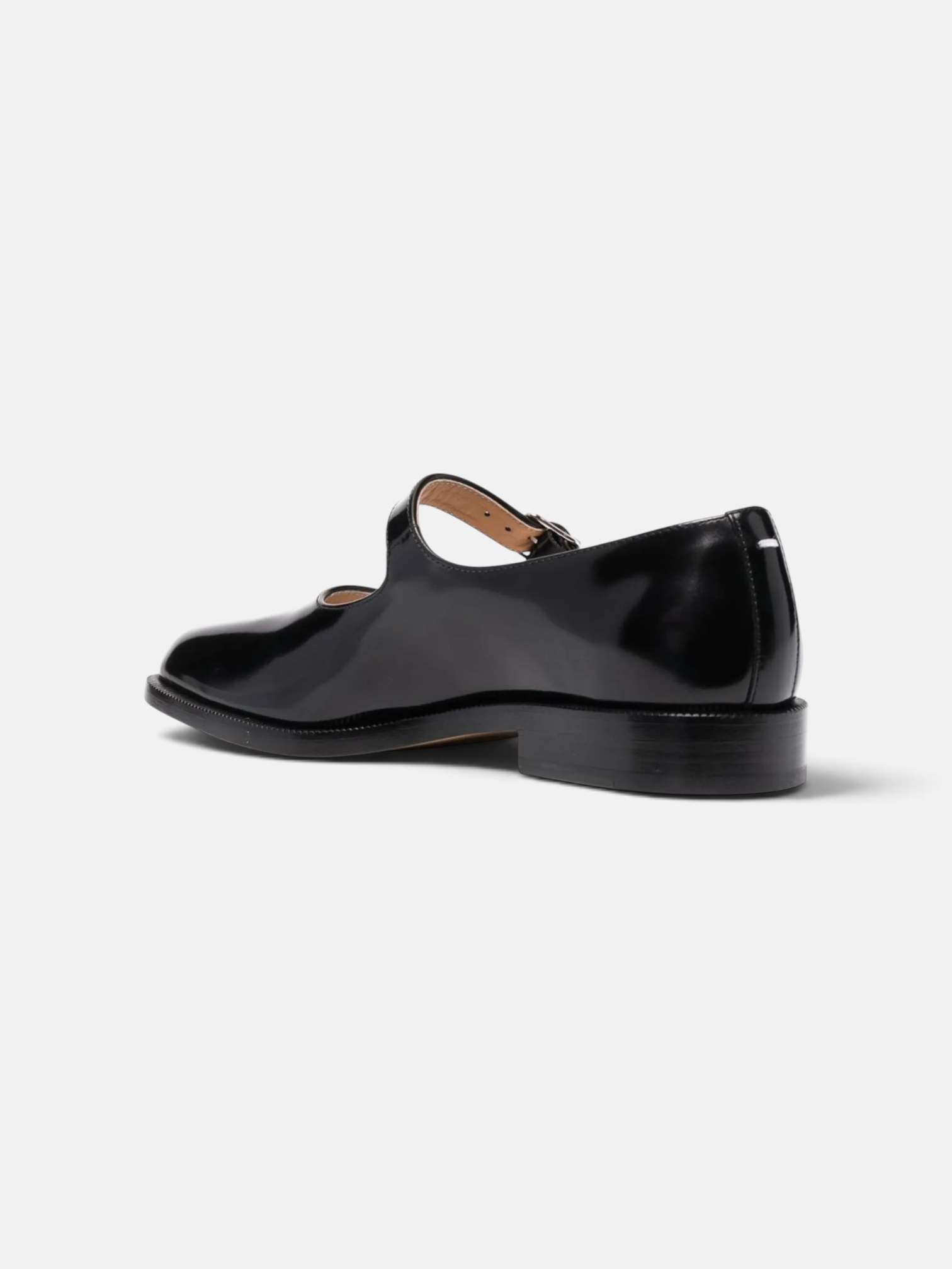 Maison Maison Margiela Tabi Mary-Janes Black – close-up detail view in premium quality with AA+ craftsmanship