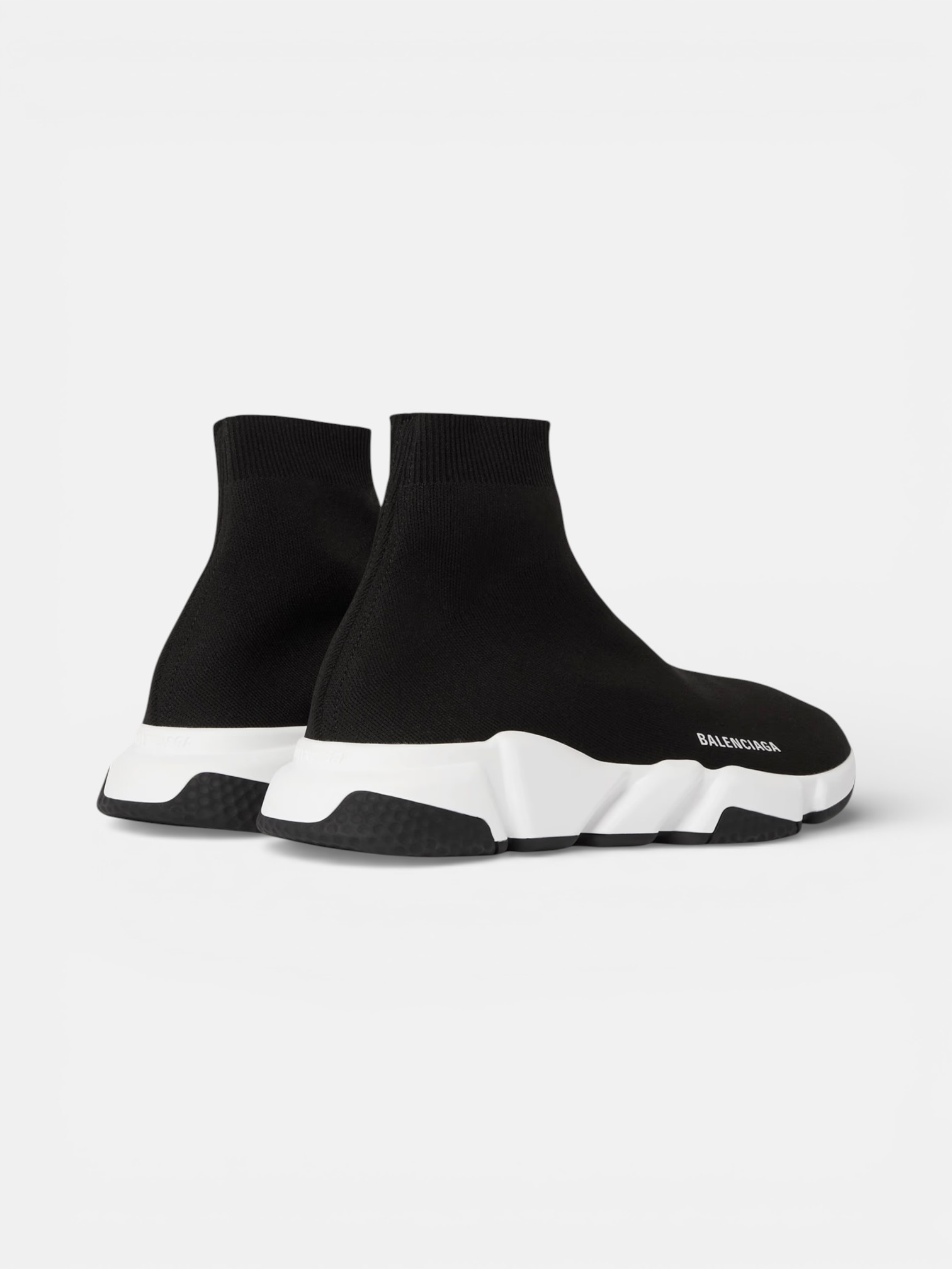 Balenciaga Balenciaga Speed Trainer White-Sole – close-up detail view in premium quality with AA+ craftsmanship