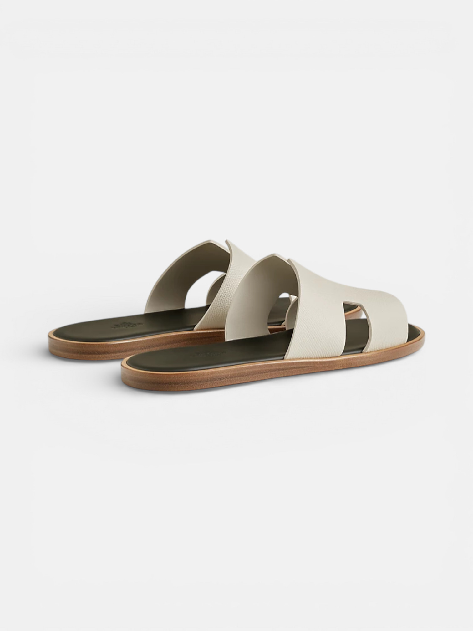 Hermes Hermes Izmir Sandal Beige Glaise – close-up detail view in premium quality with AA+ craftsmanship