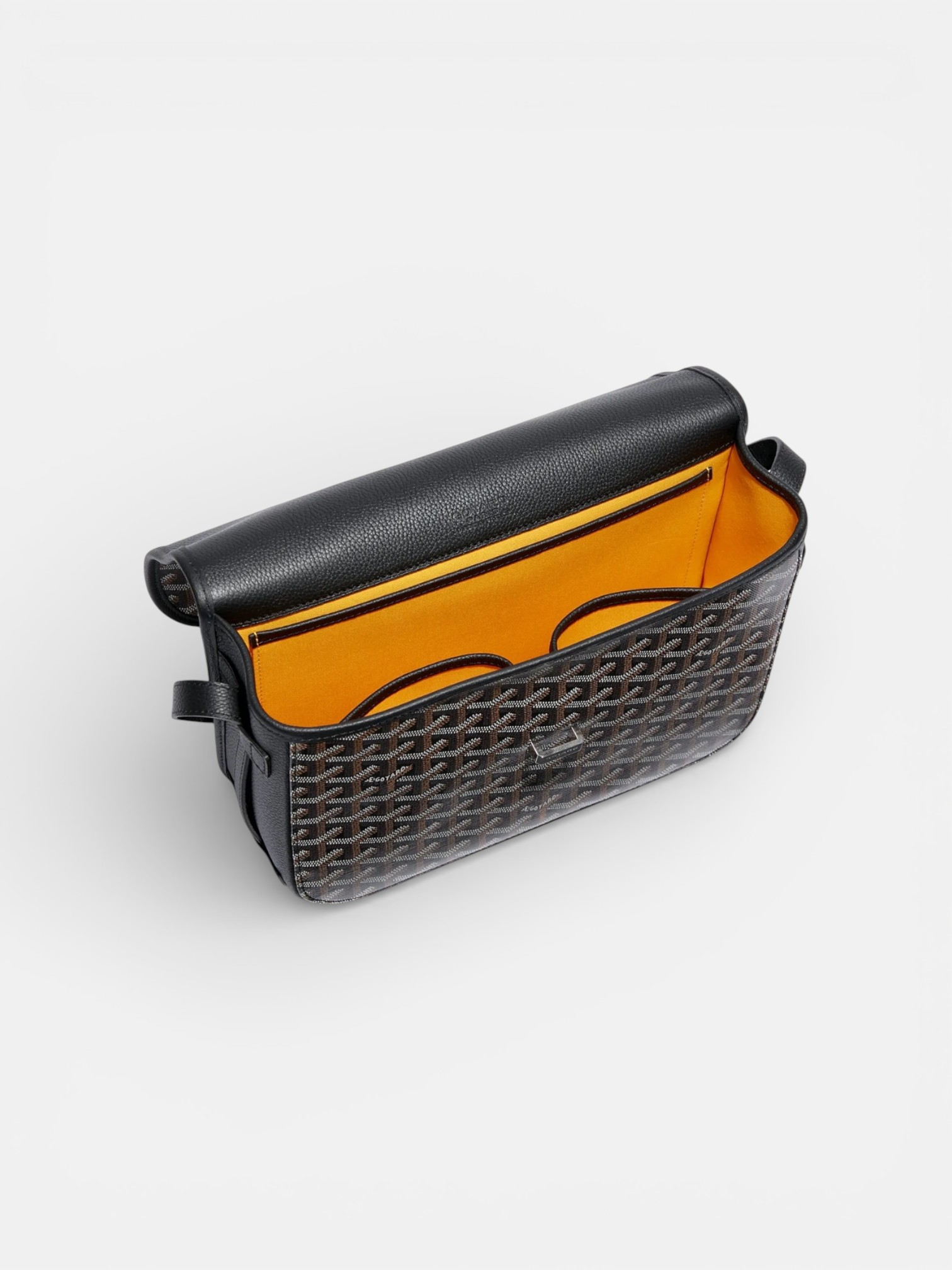 Goyard Goyard Belvedere MM Bag Black – back view in premium quality with AA+ craftsmanship