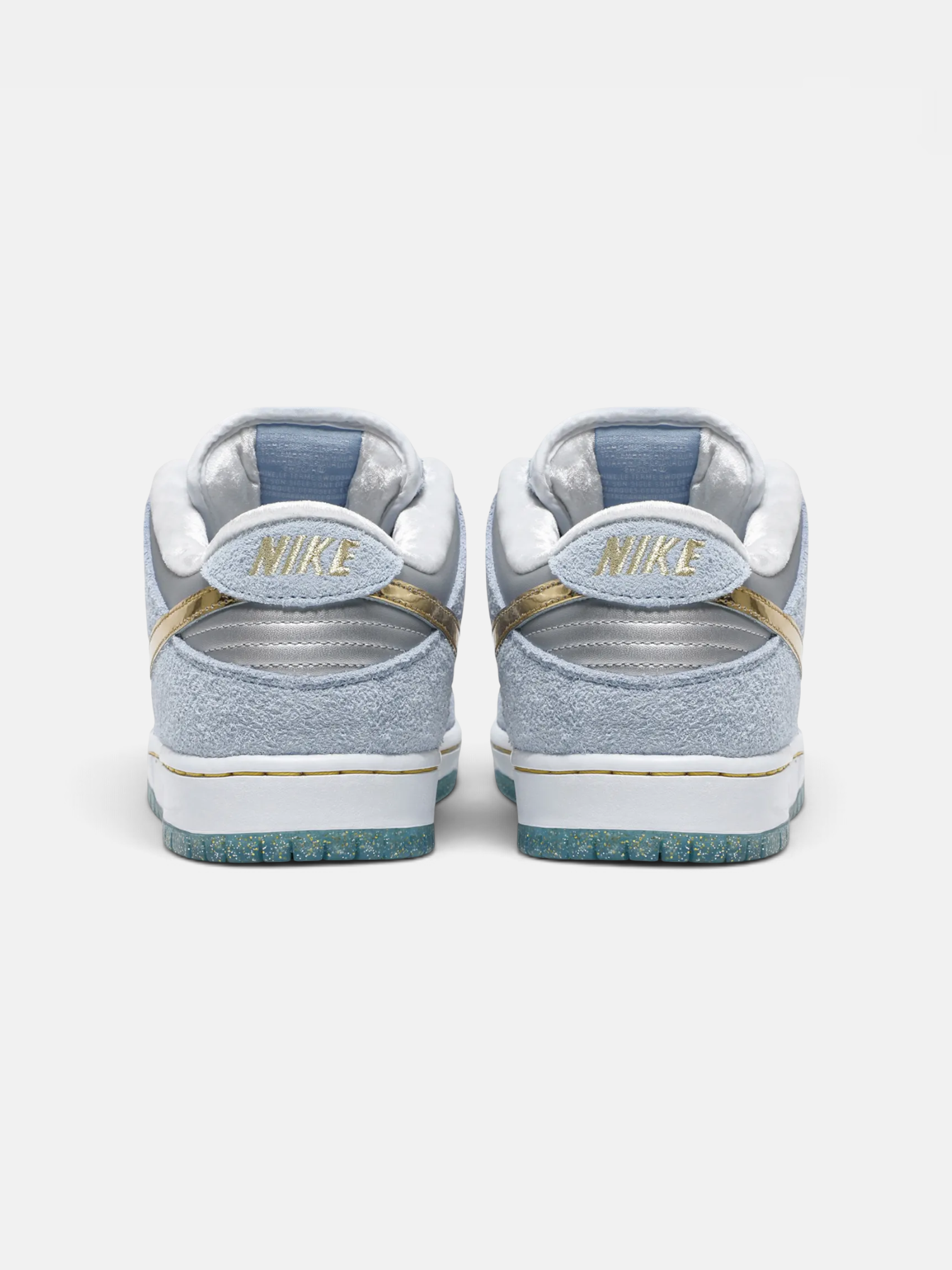 Sean Sean Cliver x Nike Dunk Low Holiday Special – back view in premium quality with AA+ craftsmanship