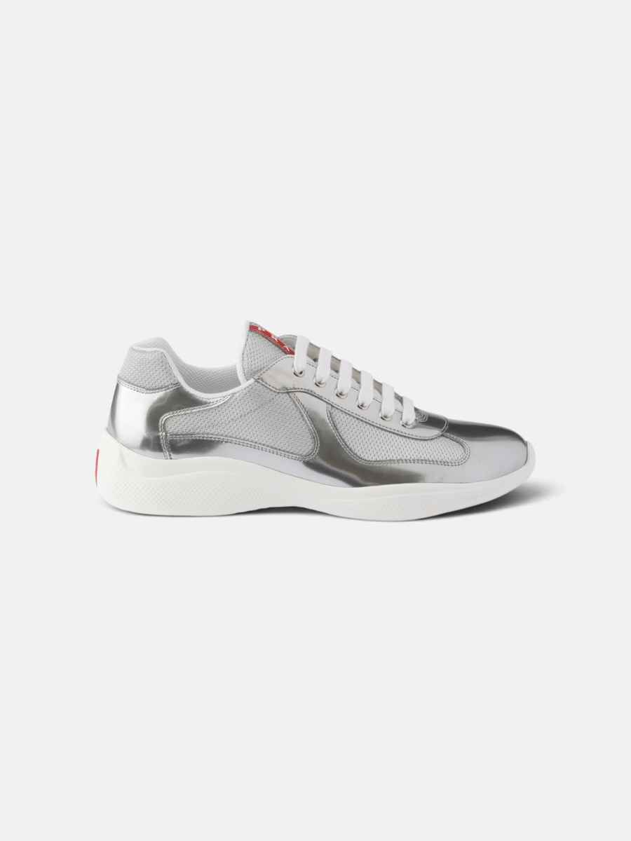 Prada Cups Sneaker Silver