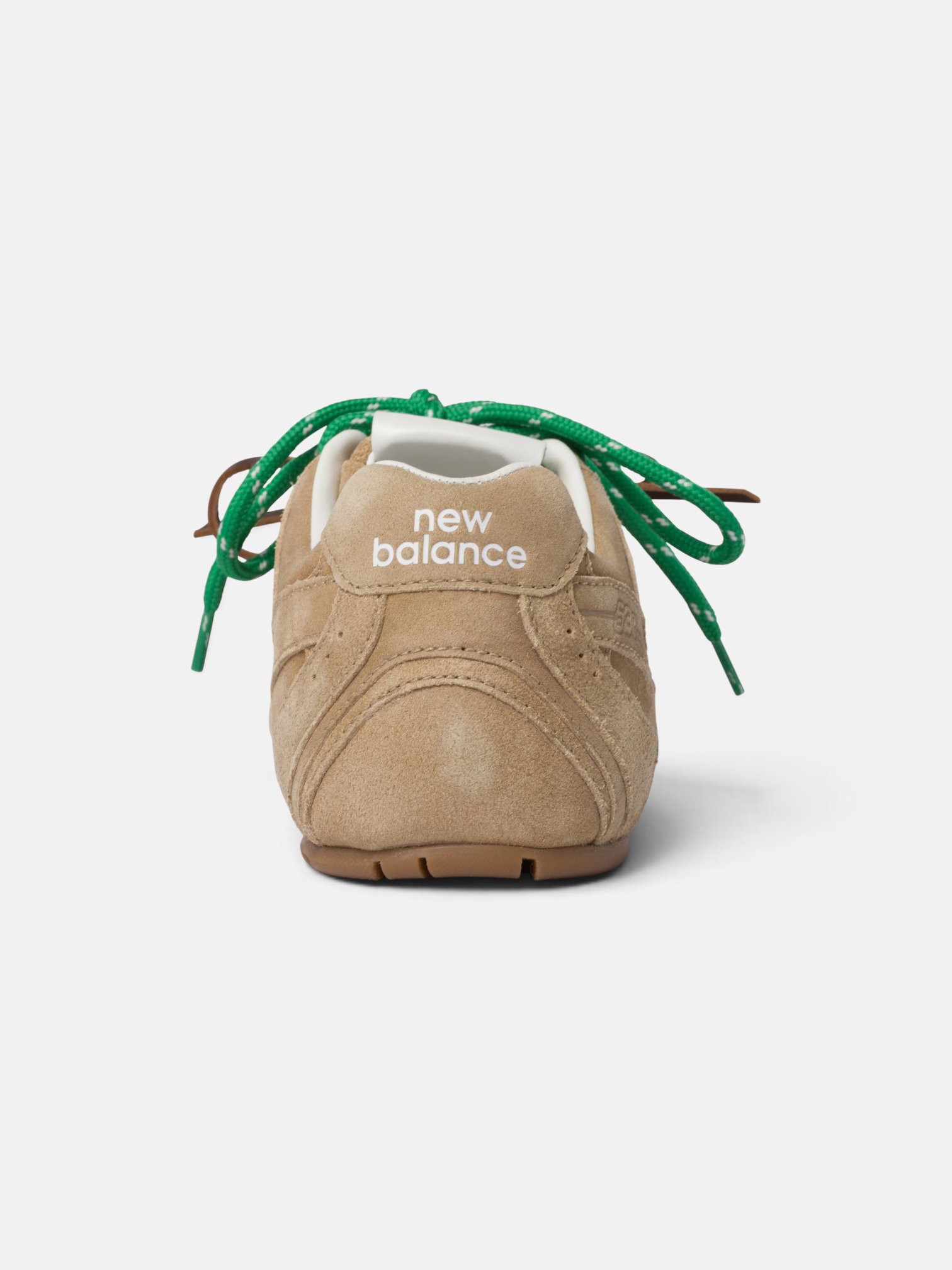 MiuMiu MiuMiu 530 SL Suede Sneakers Ecru – close-up detail view in premium quality with AA+ craftsmanship