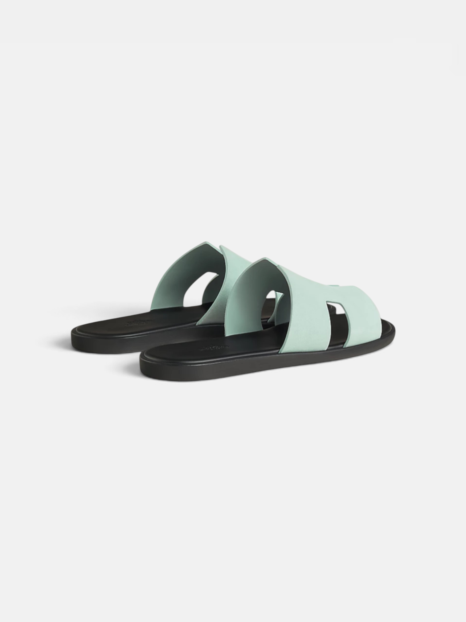 Hermes Hermes Izmir Sandal Bleu Glacier – side profile view in premium quality with AA+ craftsmanship