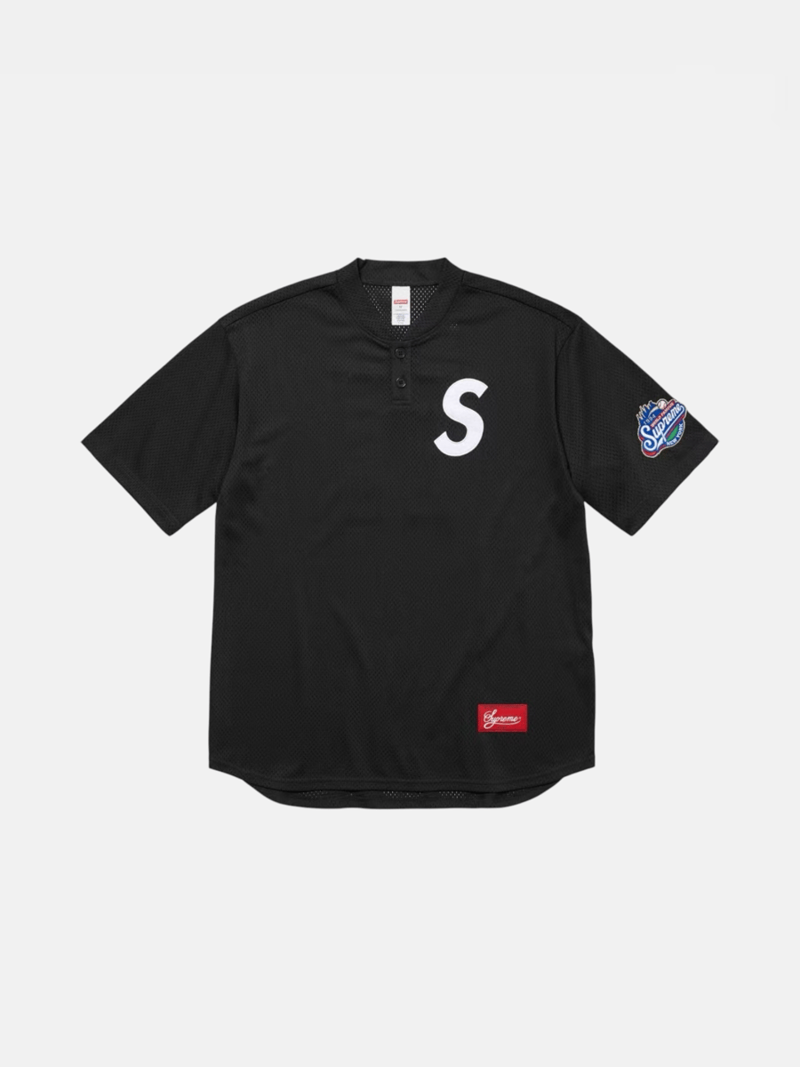 Supreme Classic Baseball Shirt Black