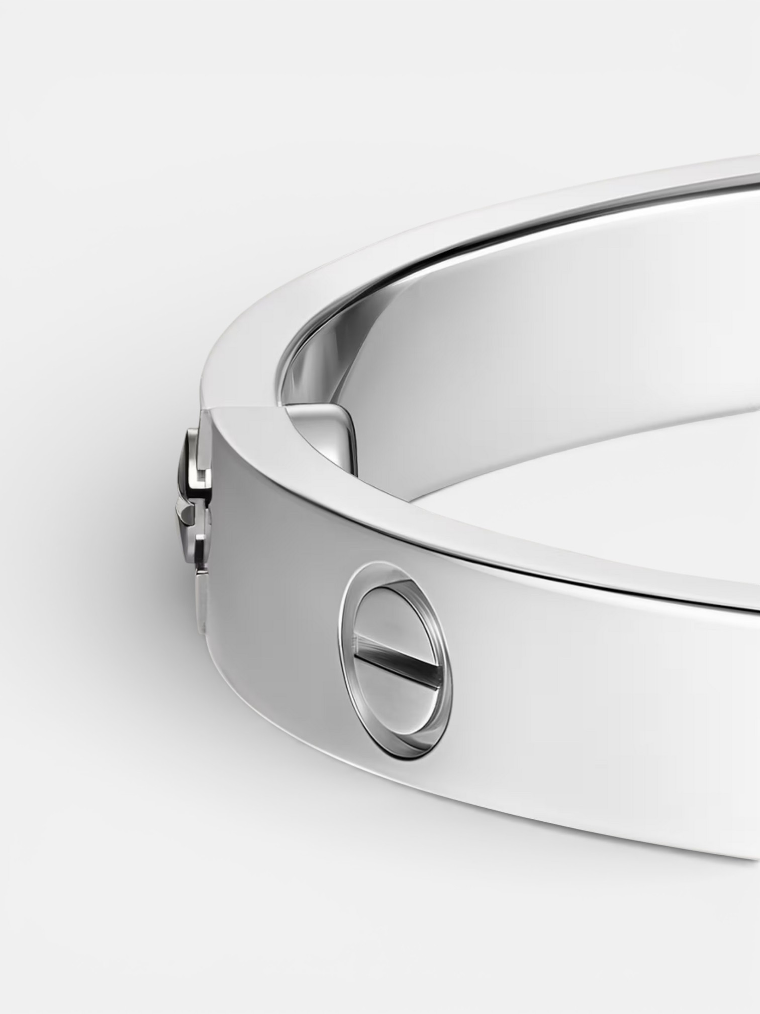 Cartier Cartier Love Bracelet Silver – back view in premium quality with AA+ craftsmanship