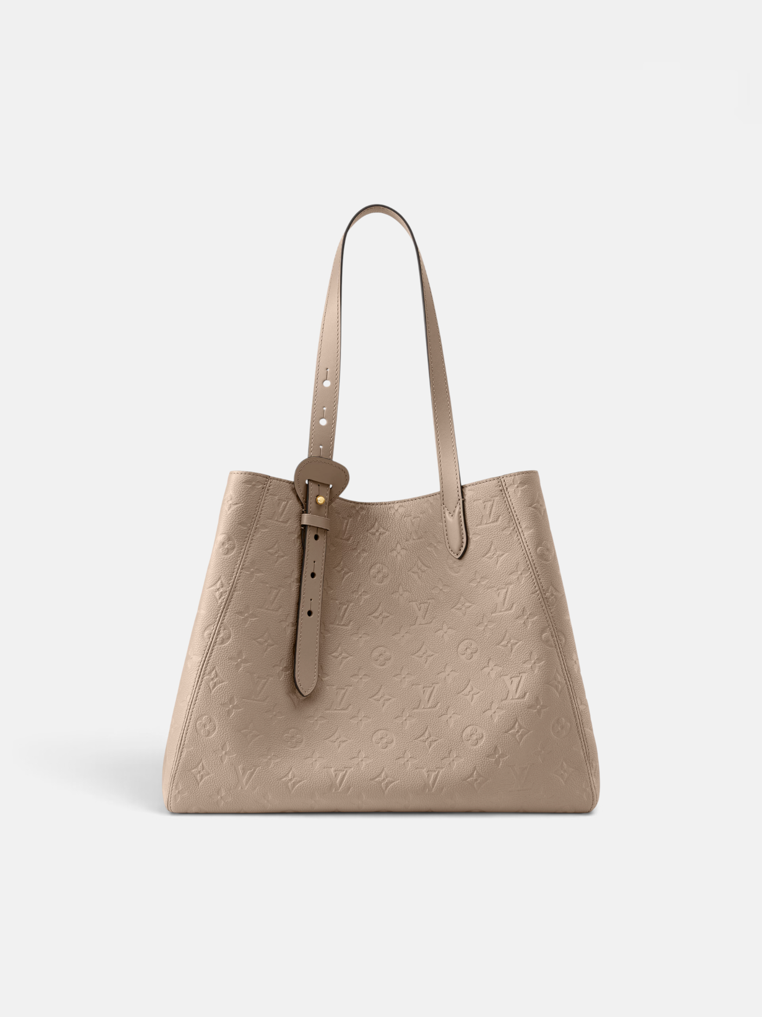 Louis Louis Vuitton All in One MM Tourterelle – back view in premium quality with AA+ craftsmanship