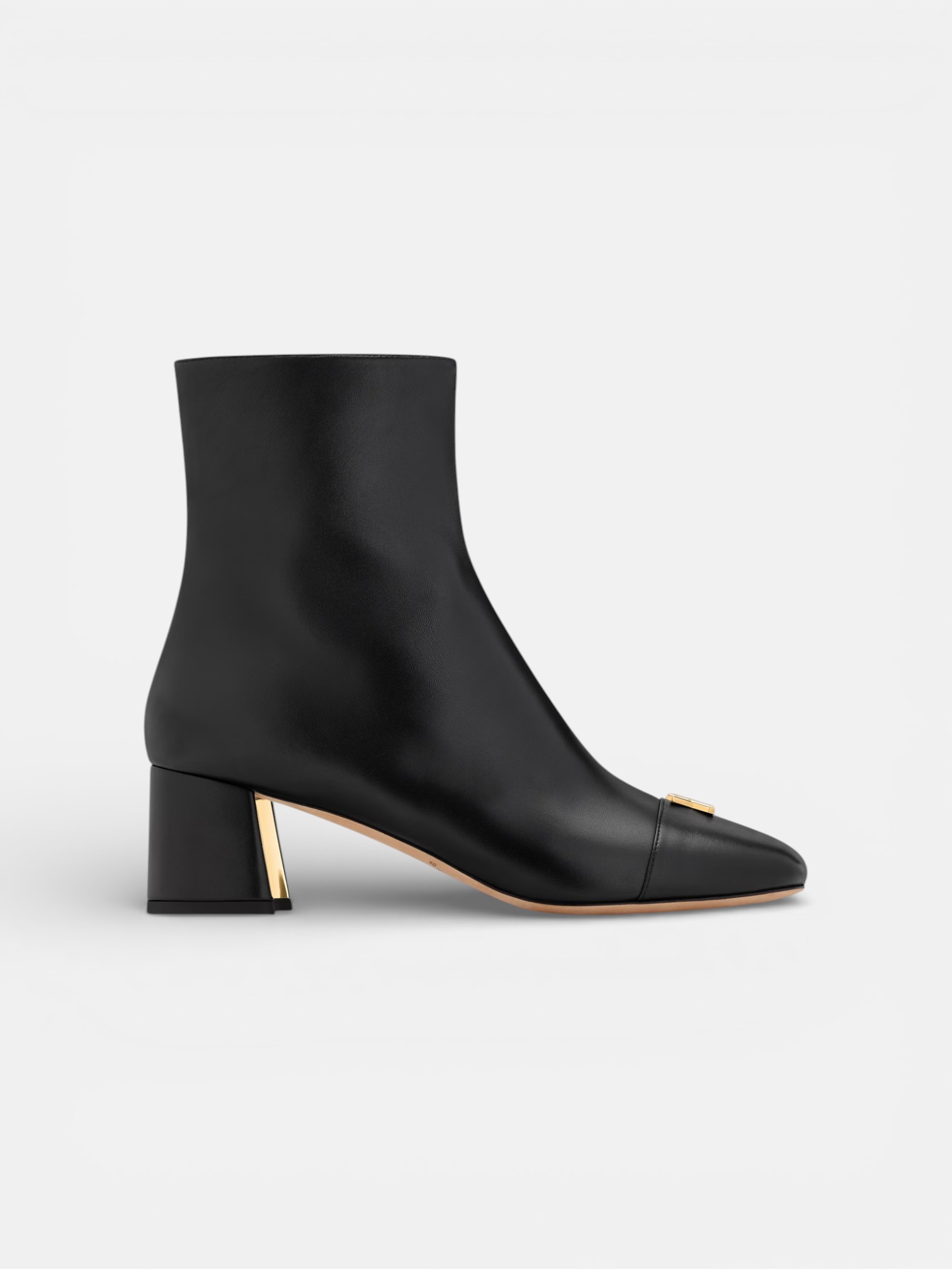 Louis Louis Vuitton Swing Ankle Boots Black – side profile view in premium quality with AA+ craftsmanship