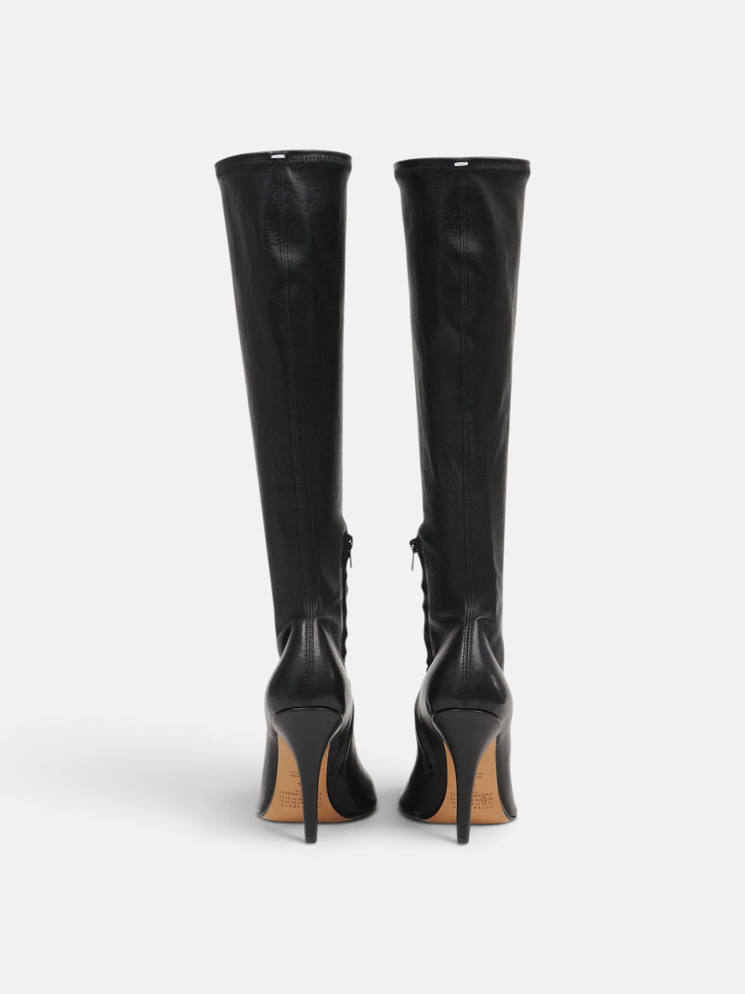 Maison Maison Margiela Tabi Claw Knee Boots Black – close-up detail view in premium quality with AA+ craftsmanship