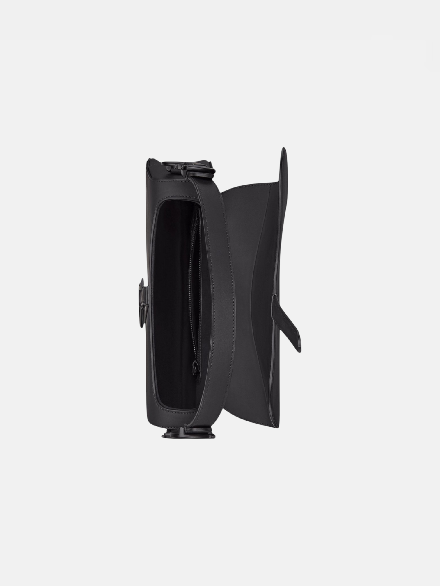 Dior Dior Saddle Bag Black Ultramatte – back view in premium quality with AA+ craftsmanship