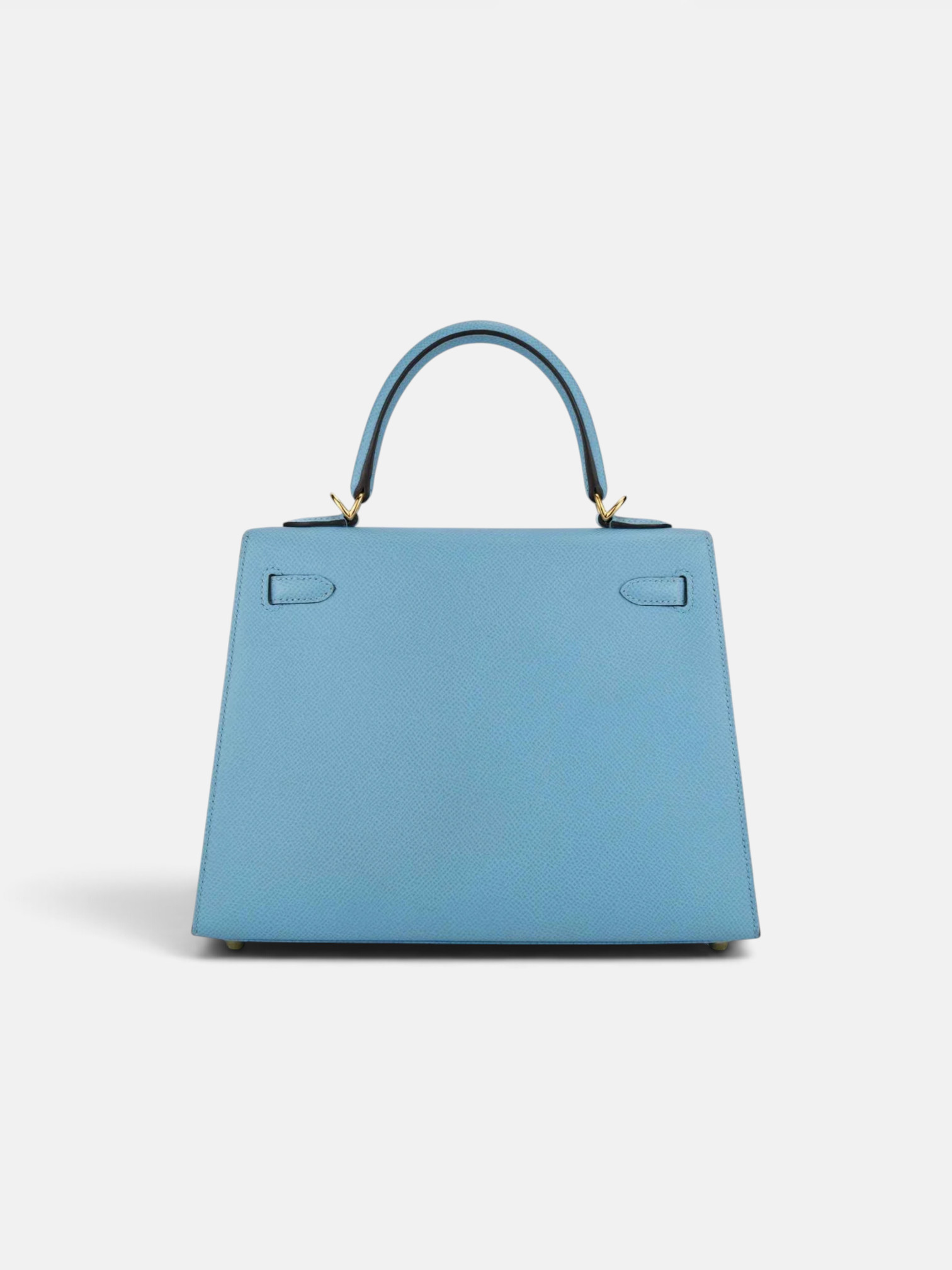 Hermes Hermes Kelly 25 Epsom Bleu Celeste – side profile view in premium quality with AA+ craftsmanship