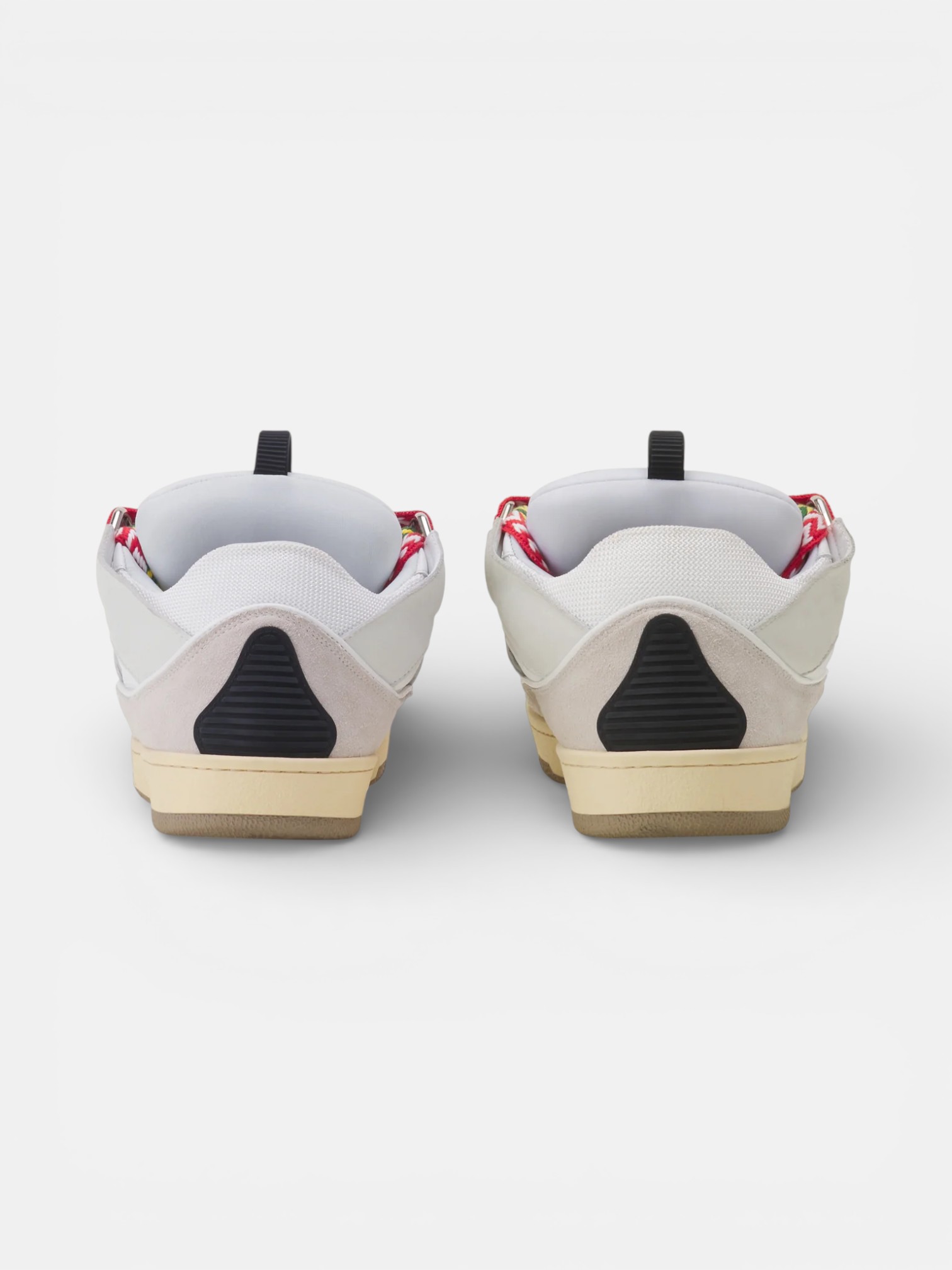 Lanvin Lanvin Curb Sneaker White Blanc – close-up detail view in premium quality with AA+ craftsmanship